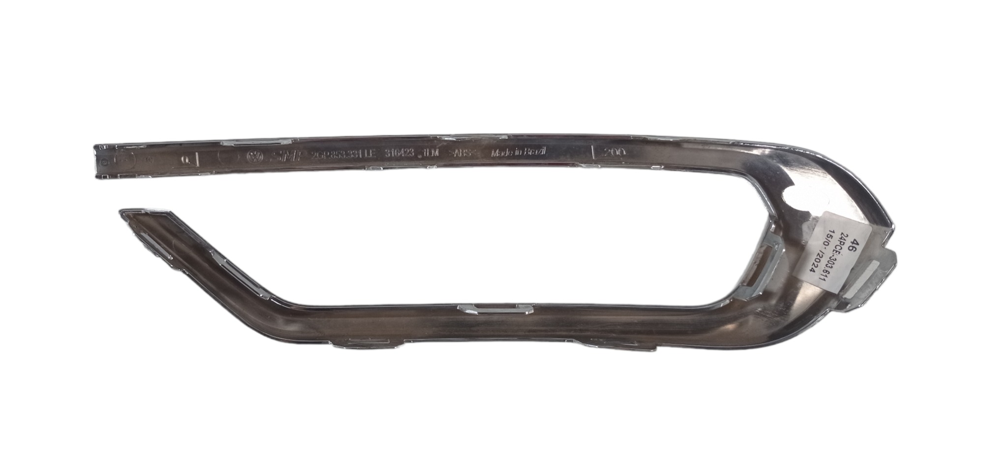 Moldura Friso Parachoque Traseiro Esquerdo Vw Tcross 6