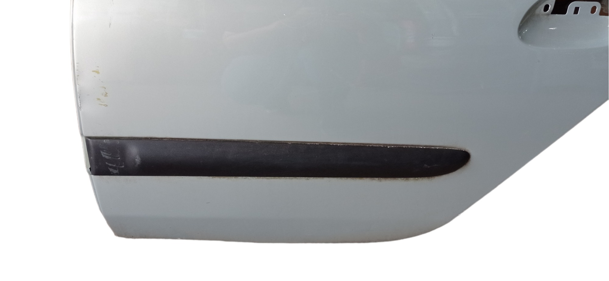 Porta Traseira Esquerda Renault Clio 2009 Para Recuperar Traseira Esquerda Prata 4