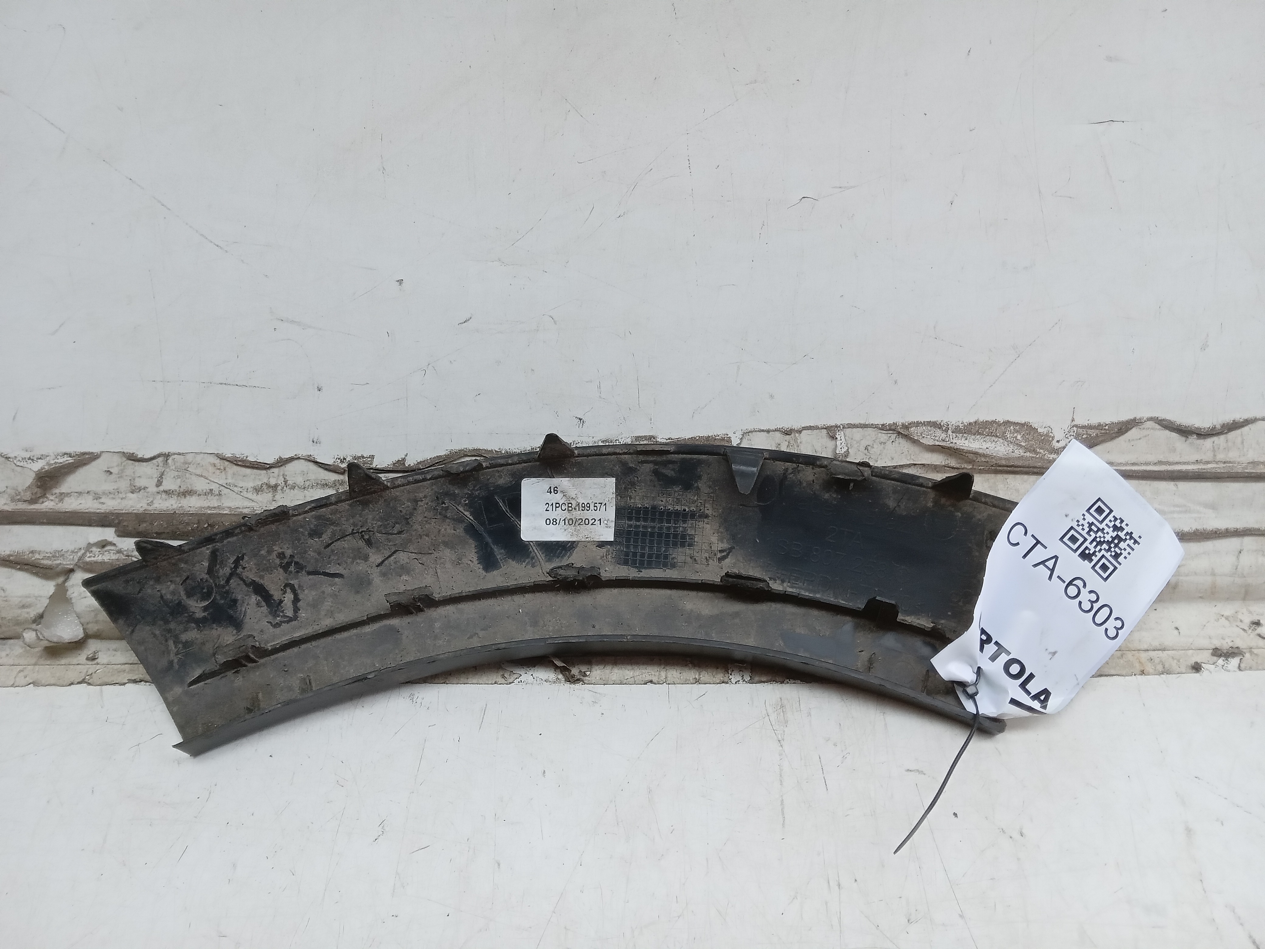 ALARGADOR MOLDURA PARACHOQUE DIANT LD VW UP CROSS 2018 2