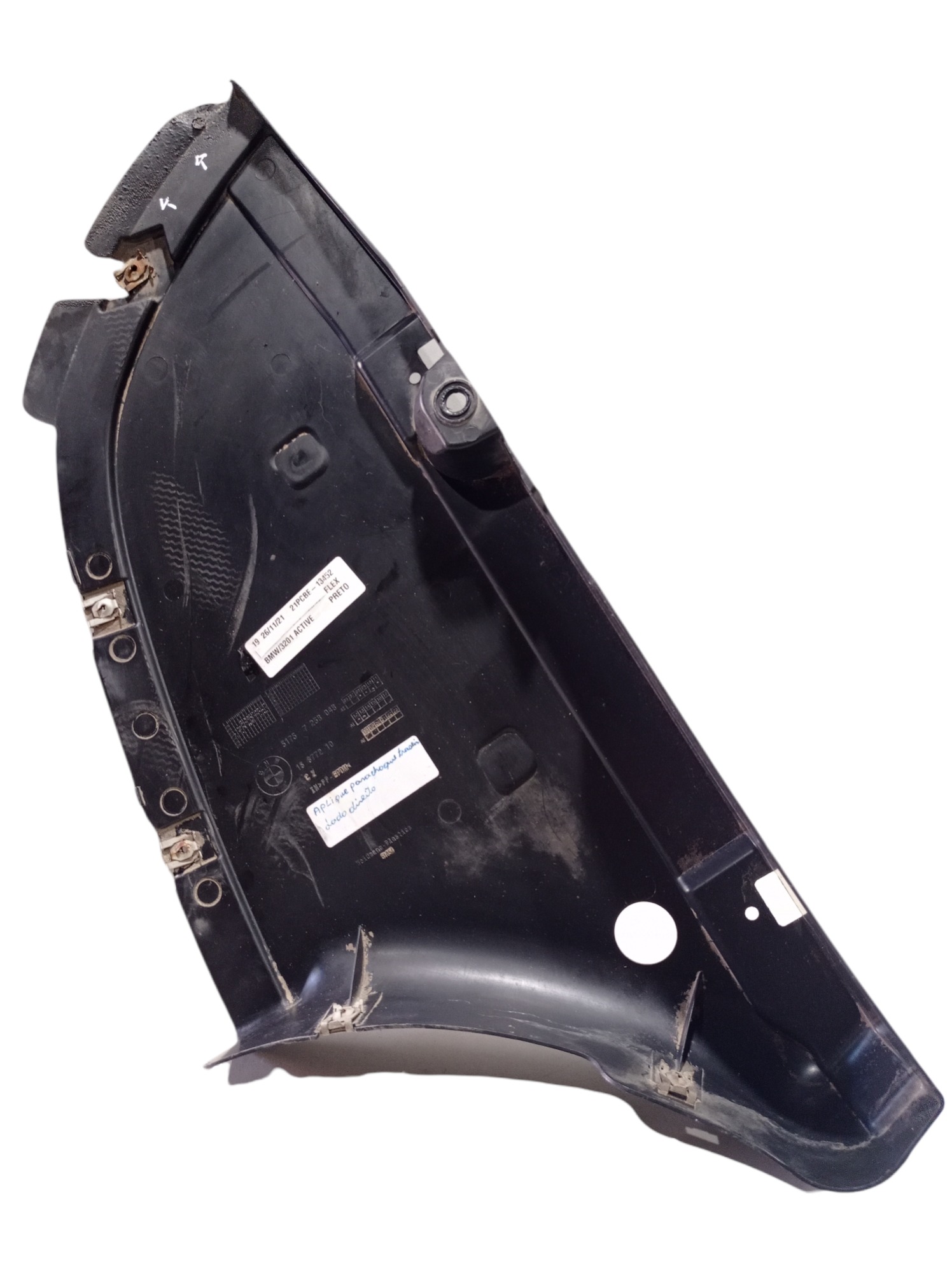 Capa Inferior Trás Direito Parachoque Bmw 320i F30 7258048 3