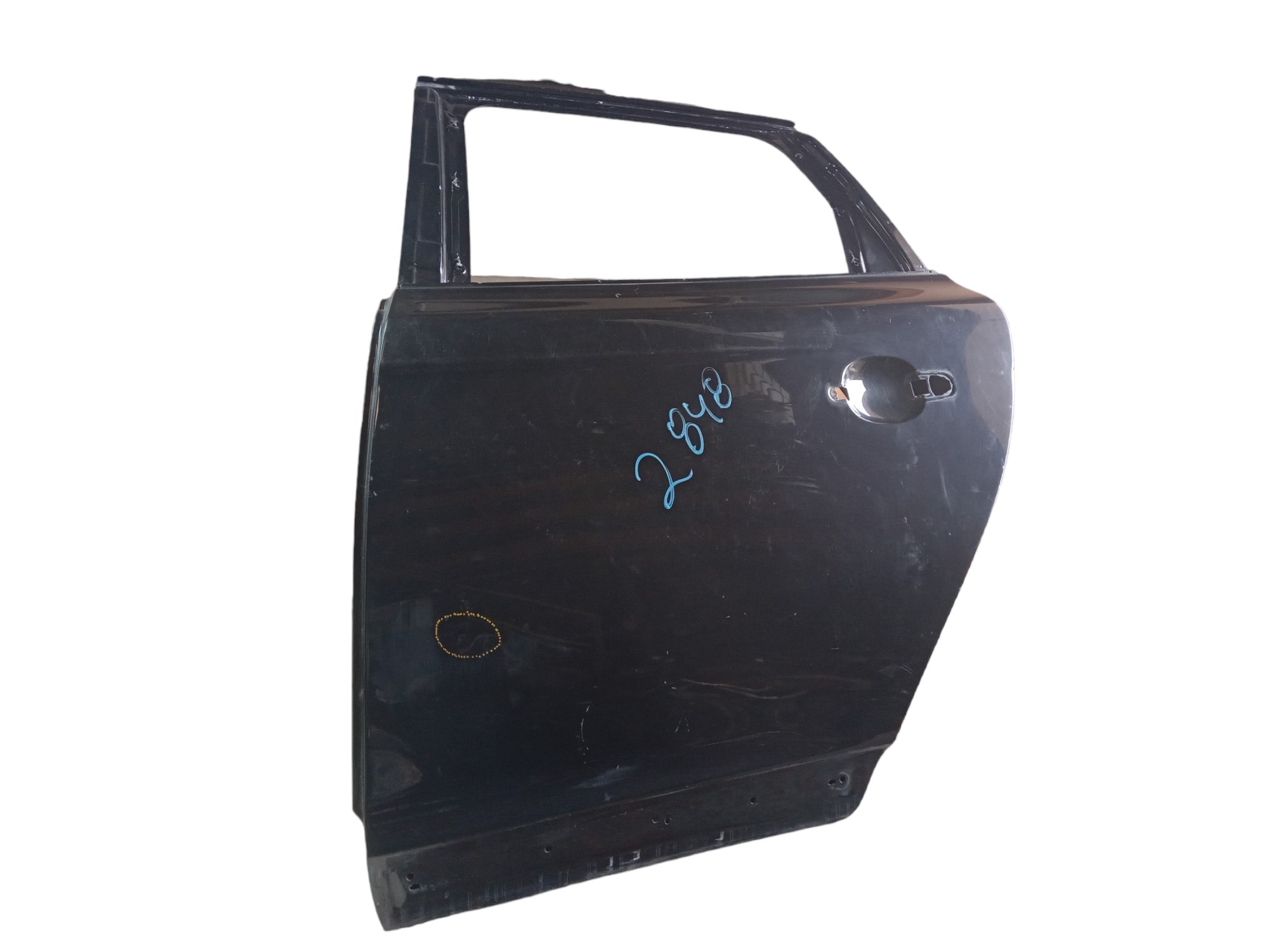Porta Traseira Esquerda Volvo Xc60 2011 Para Recuperar Traseira Esquerdo Preta 3