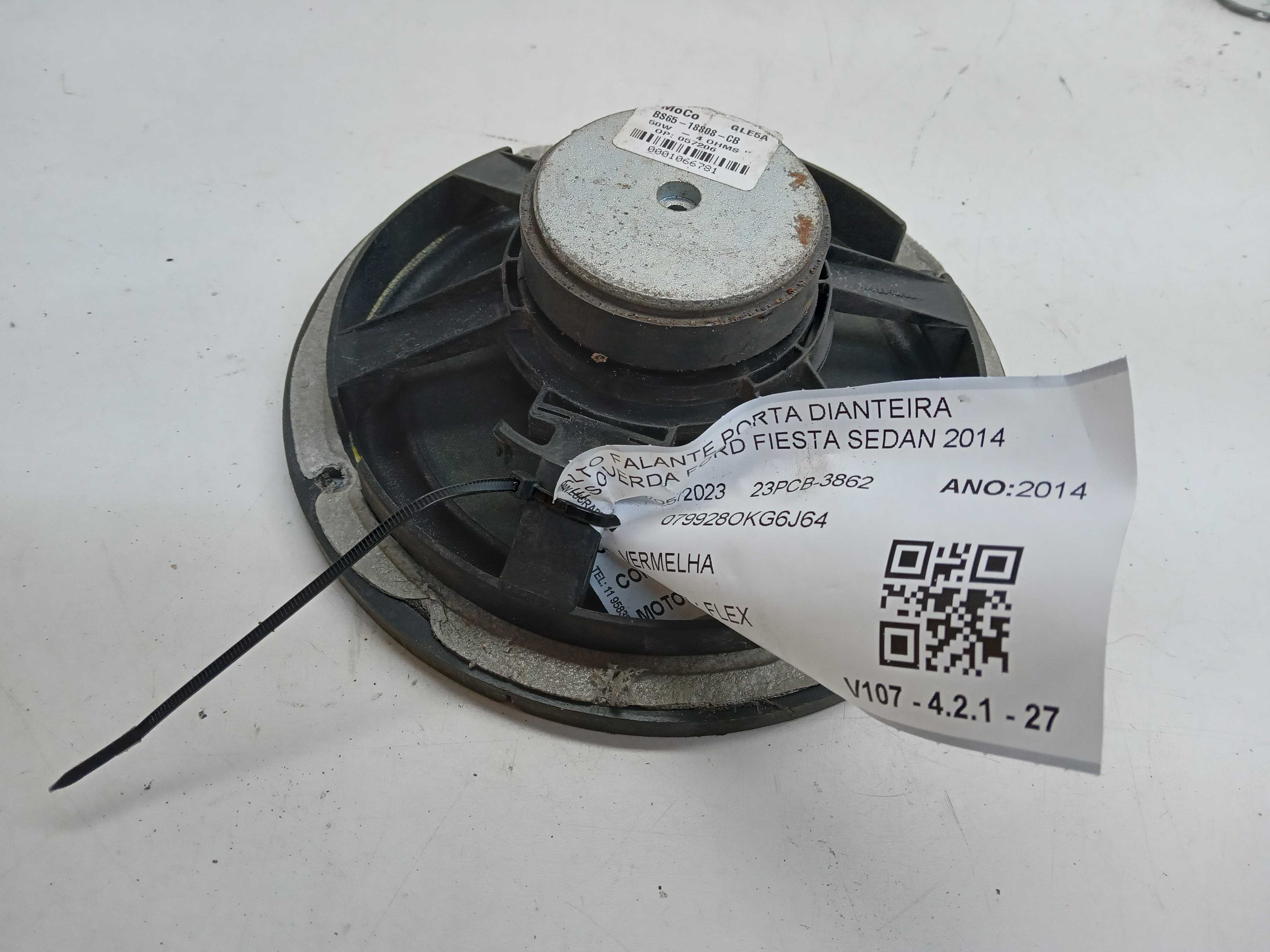 ALTO FALANTE PORTA DIANTEIRA LE FORD FIESTA 2014