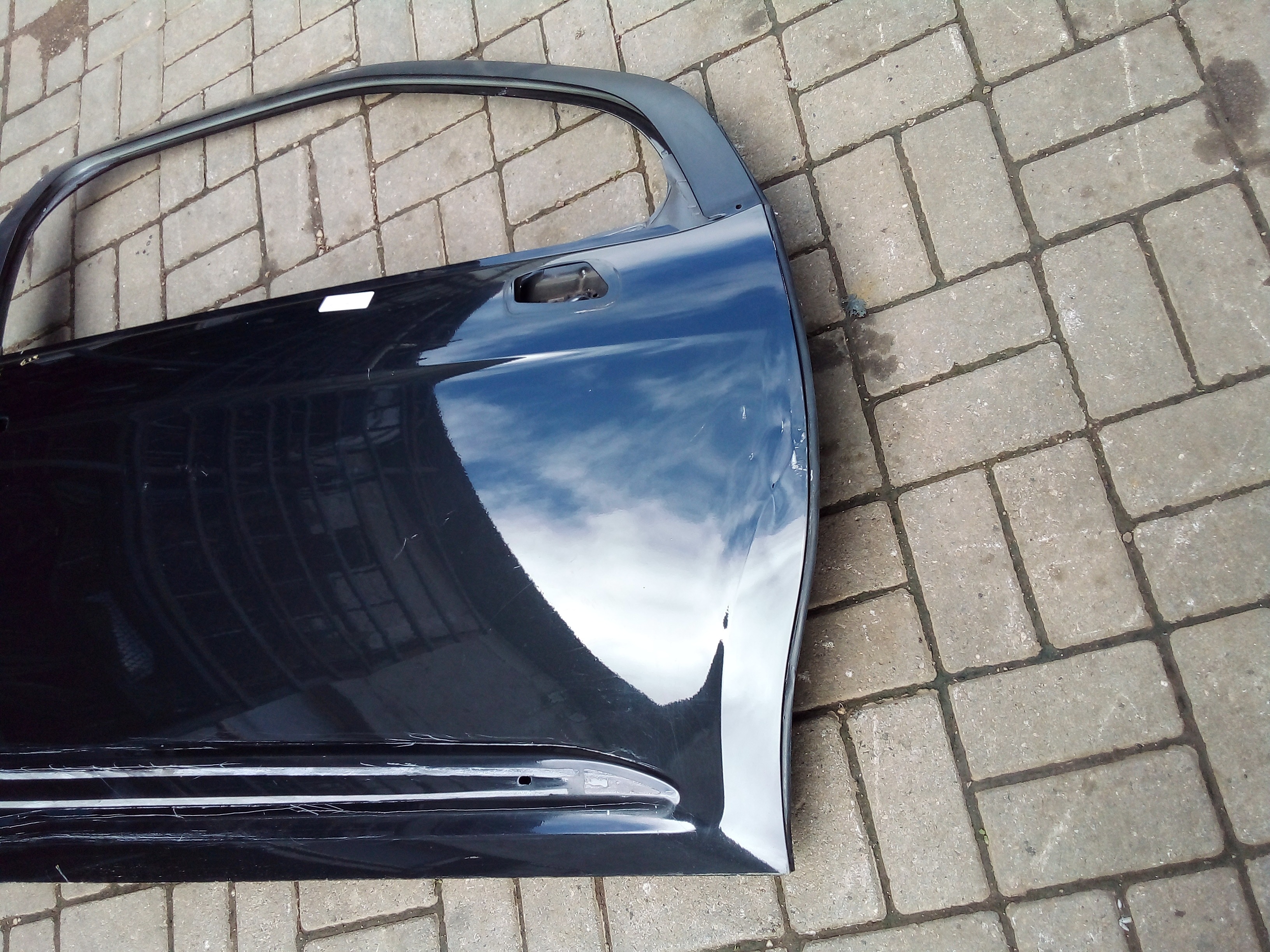 Porta Dianteira Direita Citroen Ds3 2012 Para Recuperar Dianteira Direita Preto 2