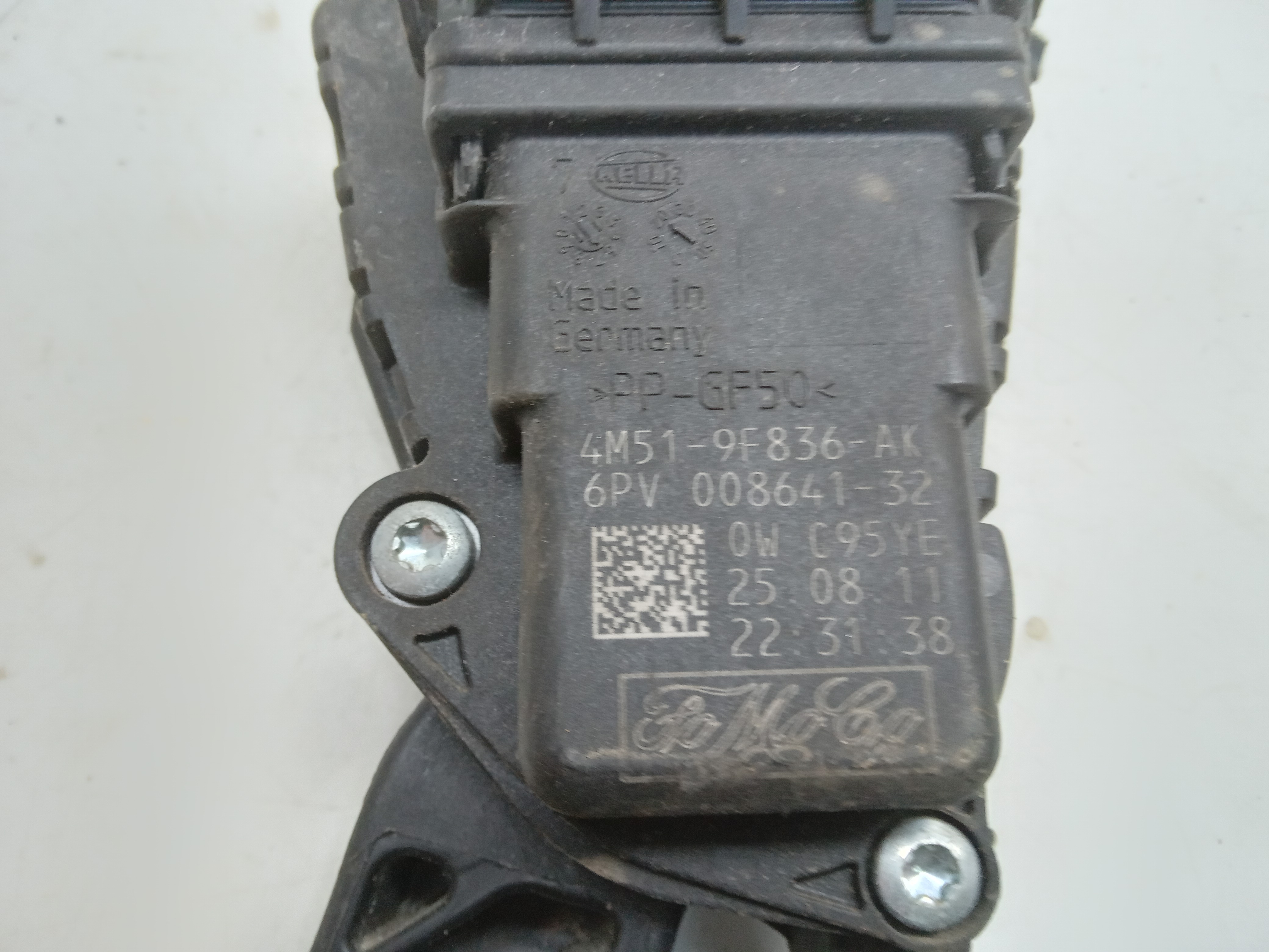 PEDAL ACELERADOR ELETRONICO FORD FOCUS 2011 4