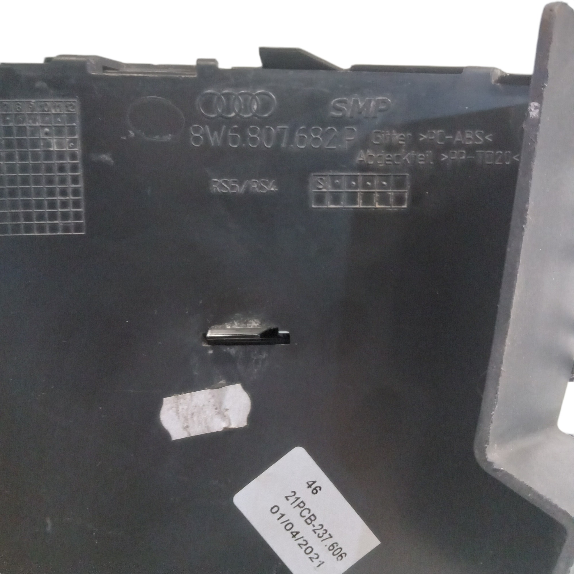 8w6807682p Grade De Ar Dir Parachoque Diant Audi Rs5 2017 3