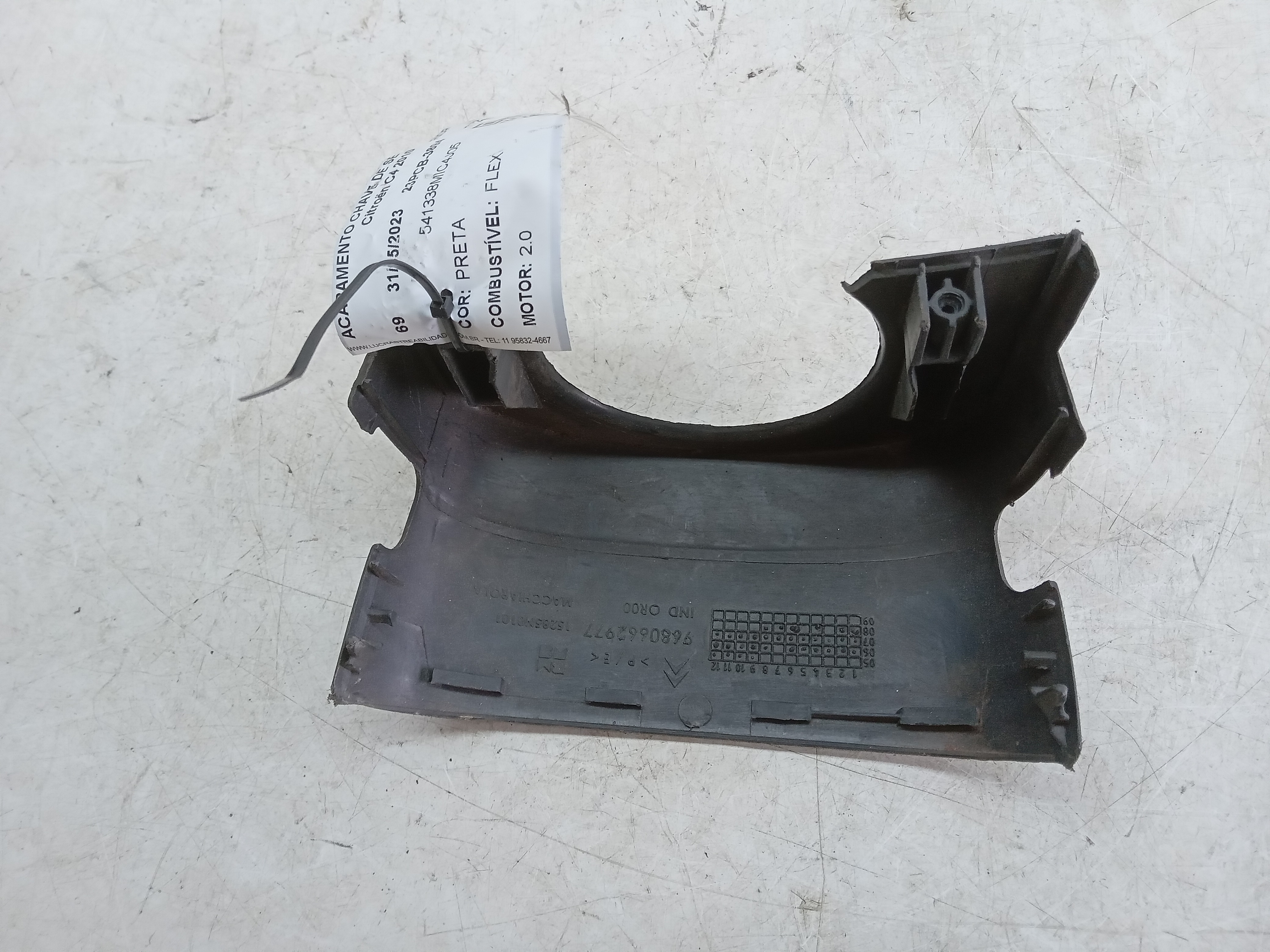 ACABAMENTO CHAVE SETA SUPERIOR CITROEN C4 2010 2