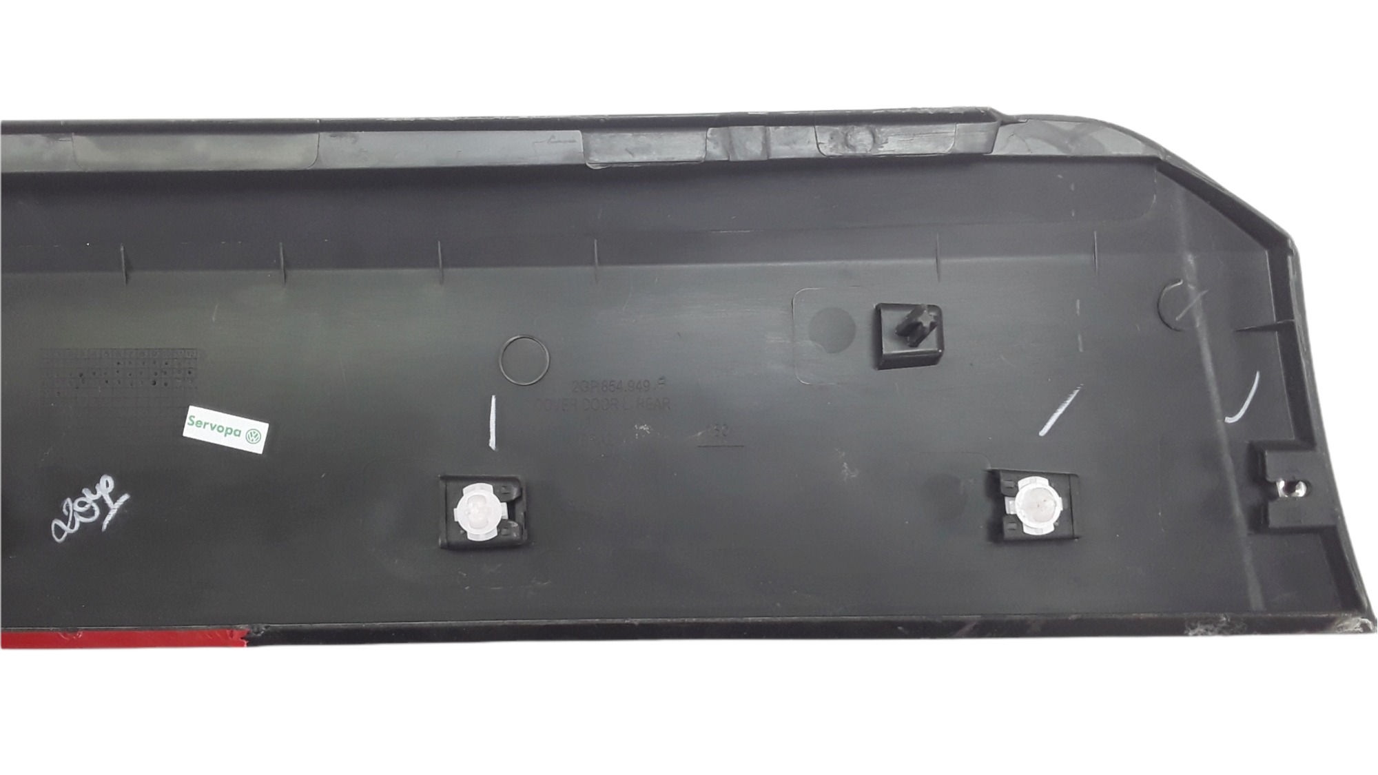 Friso Porta Traseira Esquerda Vw T-cross 2018 A 2021 6