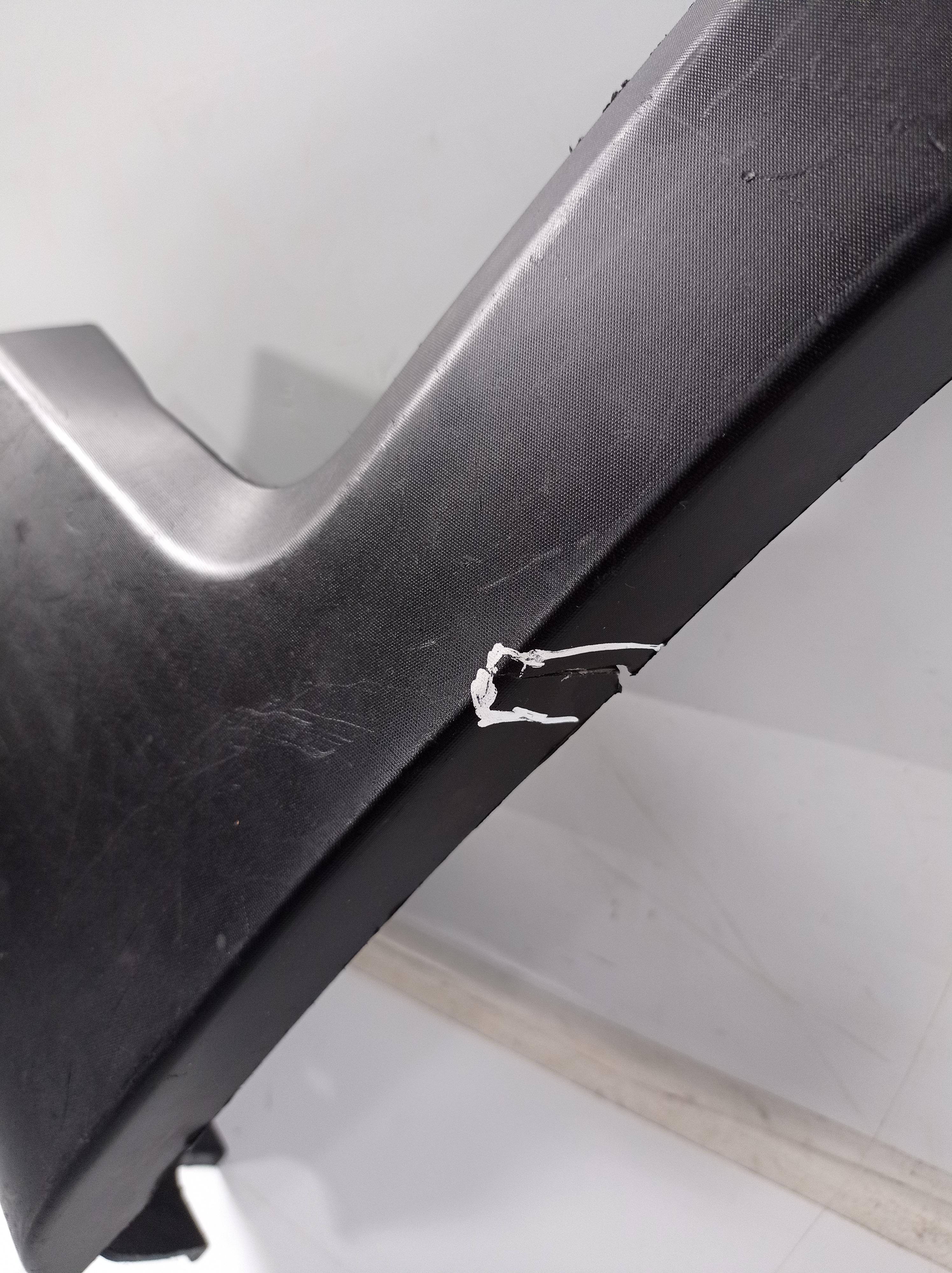 1002216290 Friso Moldura Traseira Direita Fiat Toro 2016 Preto 6