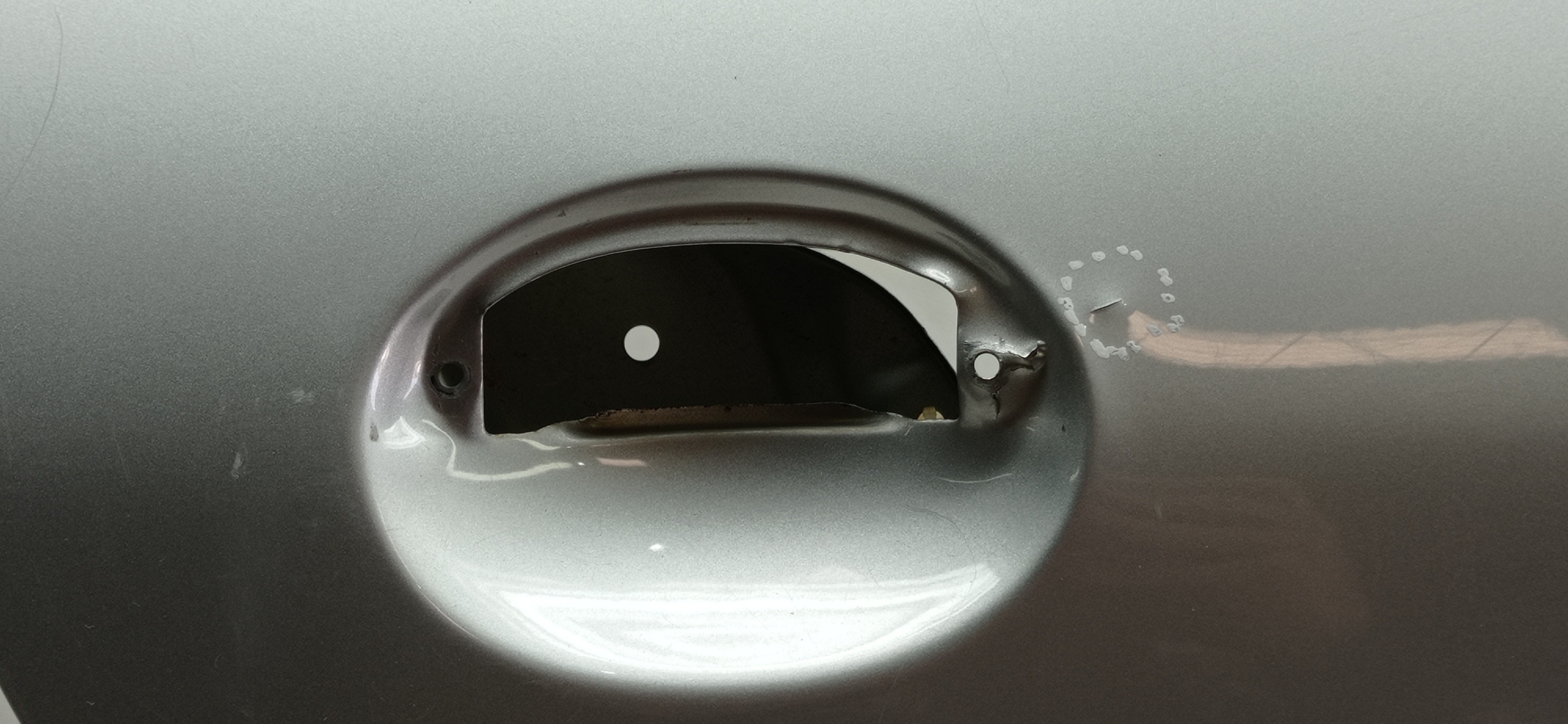 Porta Traseira Direita Peugeot 207 2010 Para Recuperar Traseira Direito Prateado 8