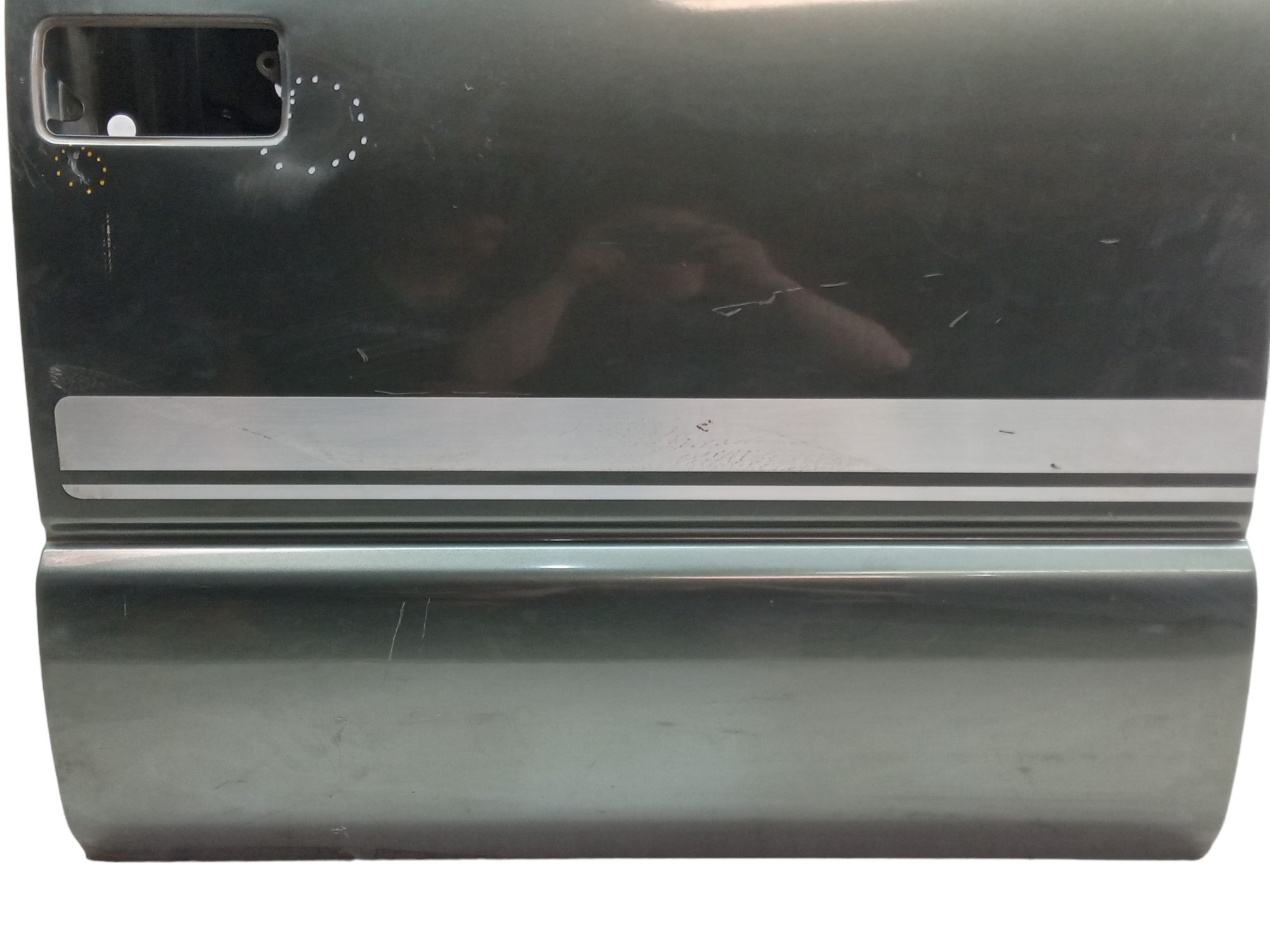 Porta Traseira Direita Chevrolet S10 2011 Para Recuperar Traseira Direito Verde 6