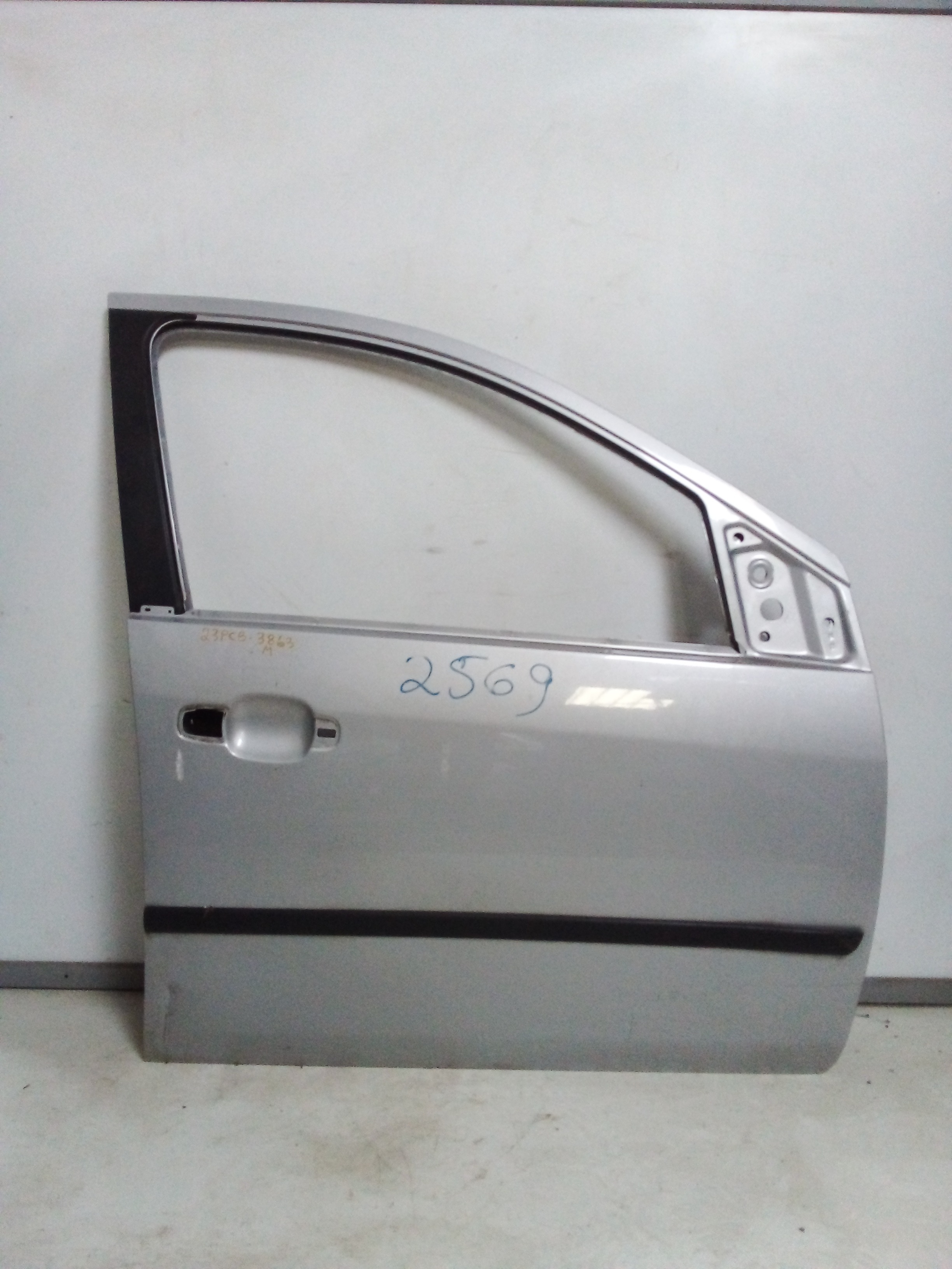 Porta Dianteira Direita Ford Fiesta 2009 Dianteira Direito Cinza 2
