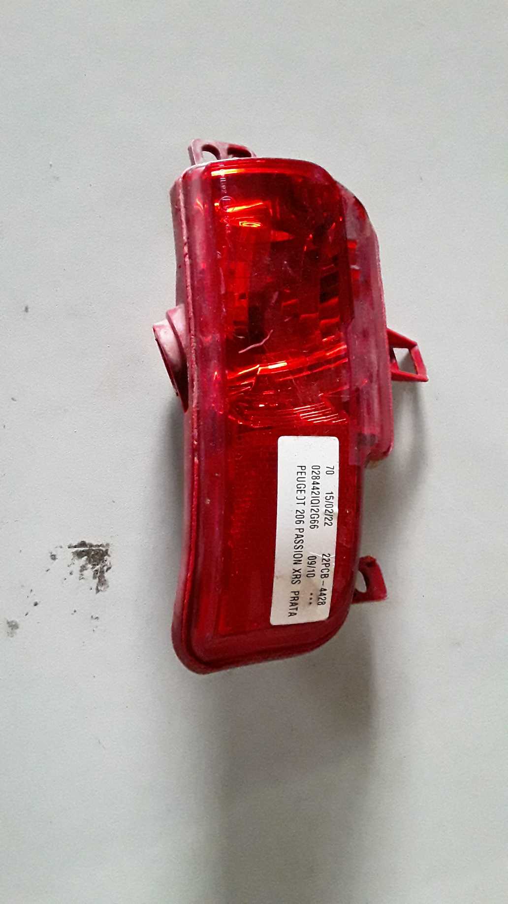 Lanterna Parachoque Traseiro Direito Peugeot 206 2010 1