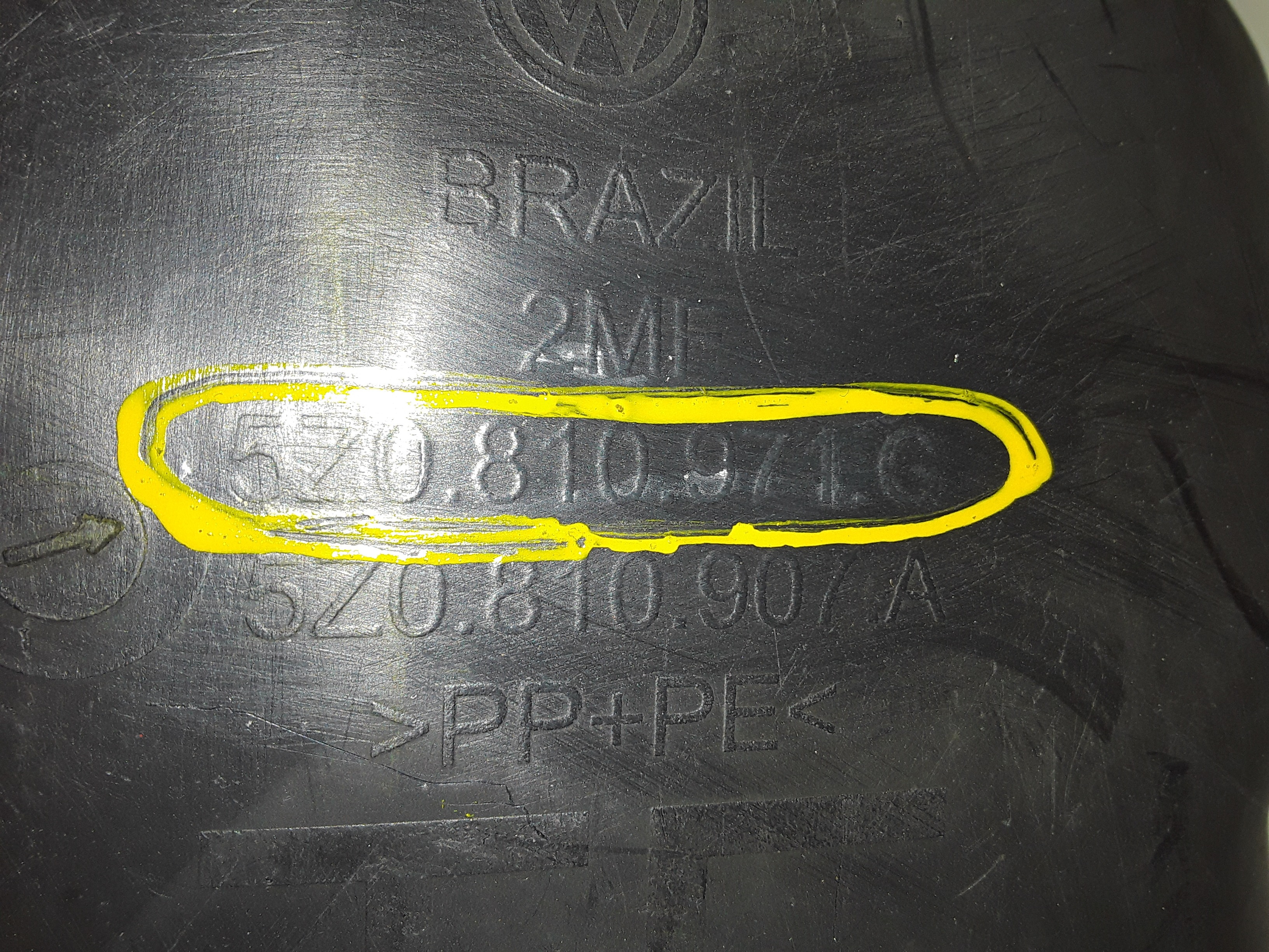 5z0810971g Parabarro Traseiro Esquerdo Vw Fox 2010 P Recu 8