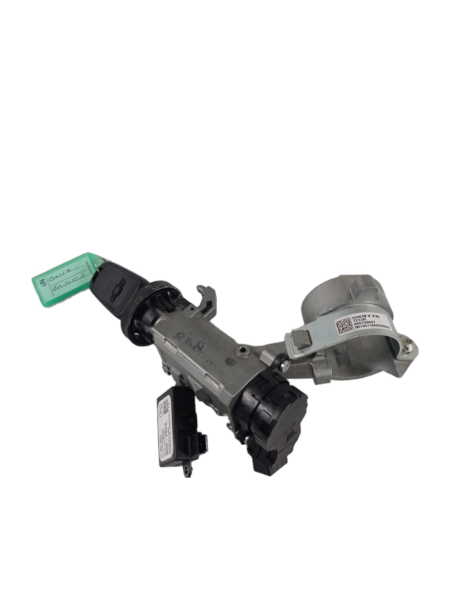 Comutador Cilindro Chave Ignição Gm Onix 2016 4