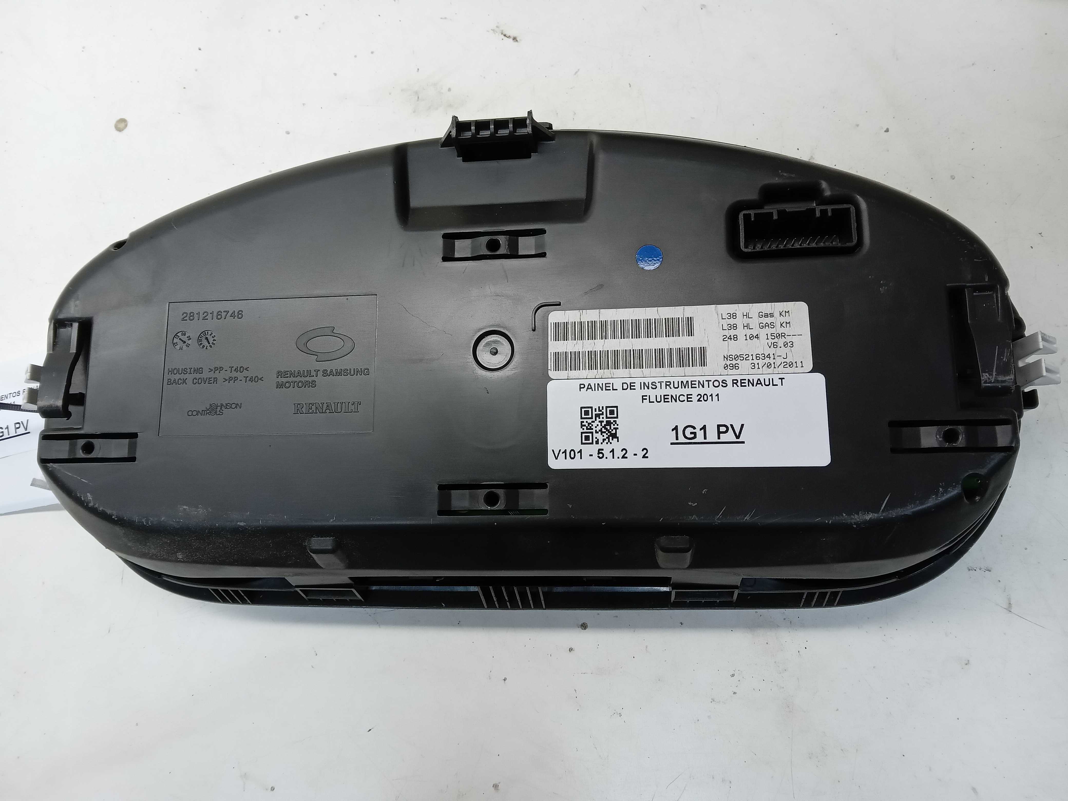 PAINEL DE INSTRUMENTOS RENAULT FLUENCE 2011 2