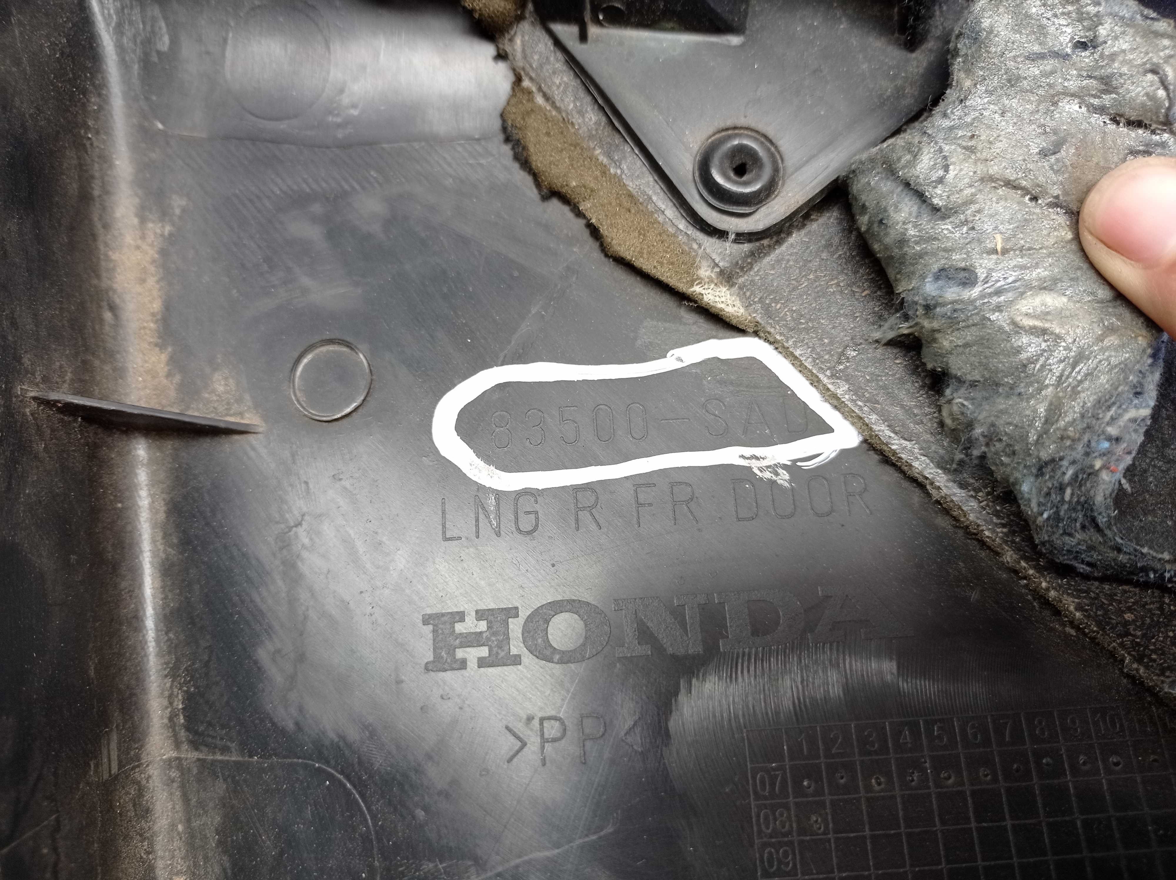 Forro Porta Dianteira Ld Honda FIT 2008 2