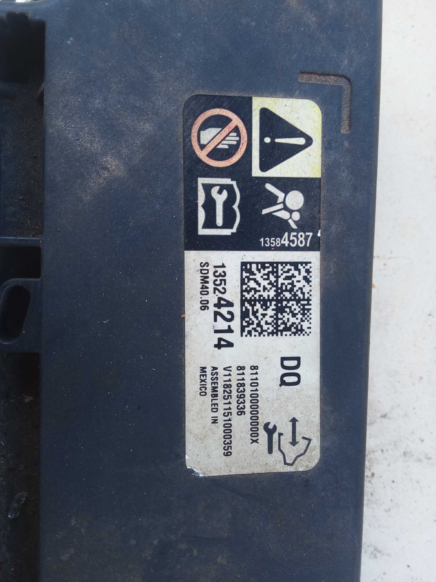 MODULO AIR BAG ÔNIX PRISMA SPIN COBALT 2018 13524214 2