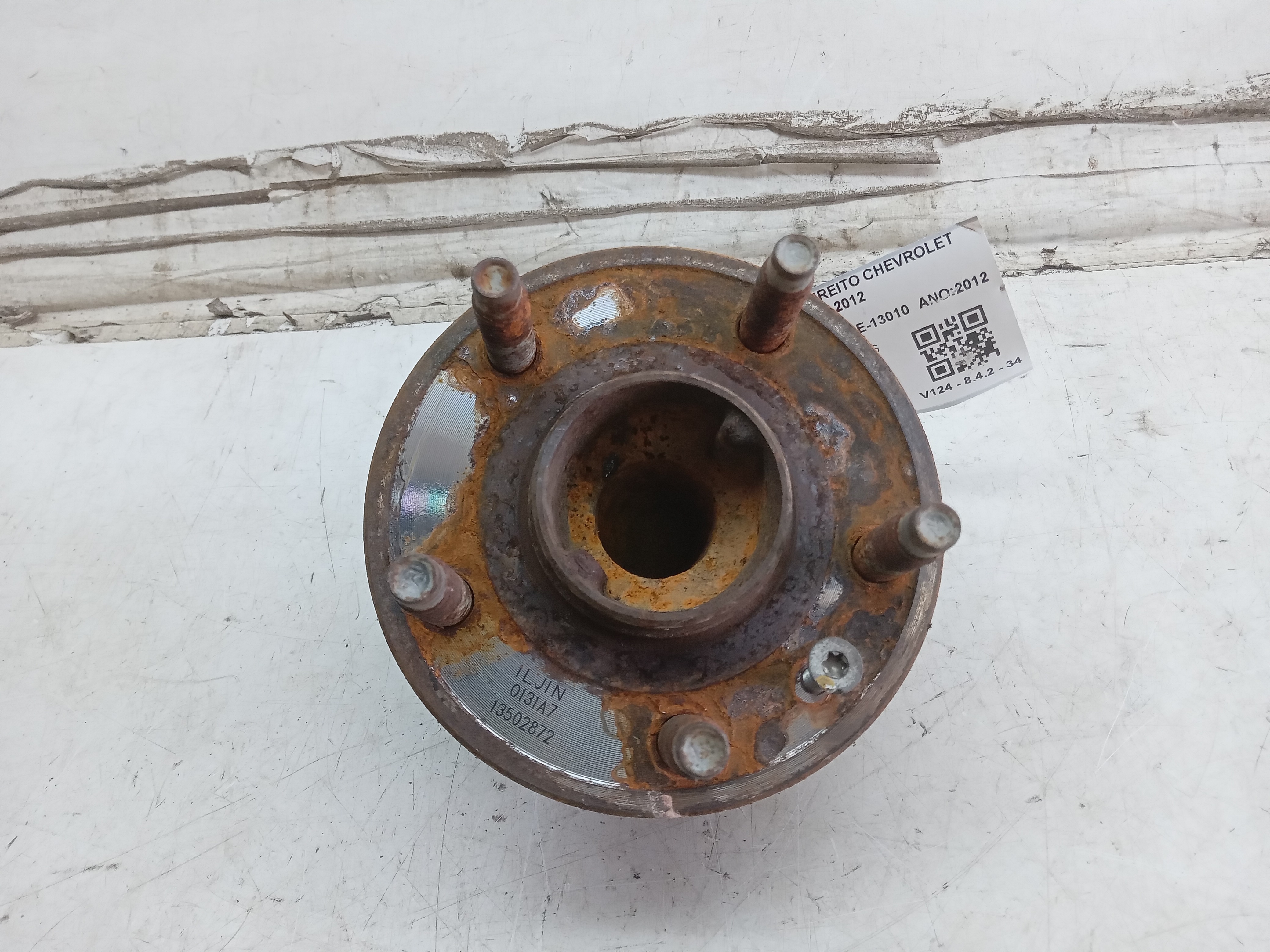 CUBO RODA TRASEIRO LD CHEVROLET CRUZE 2012 2