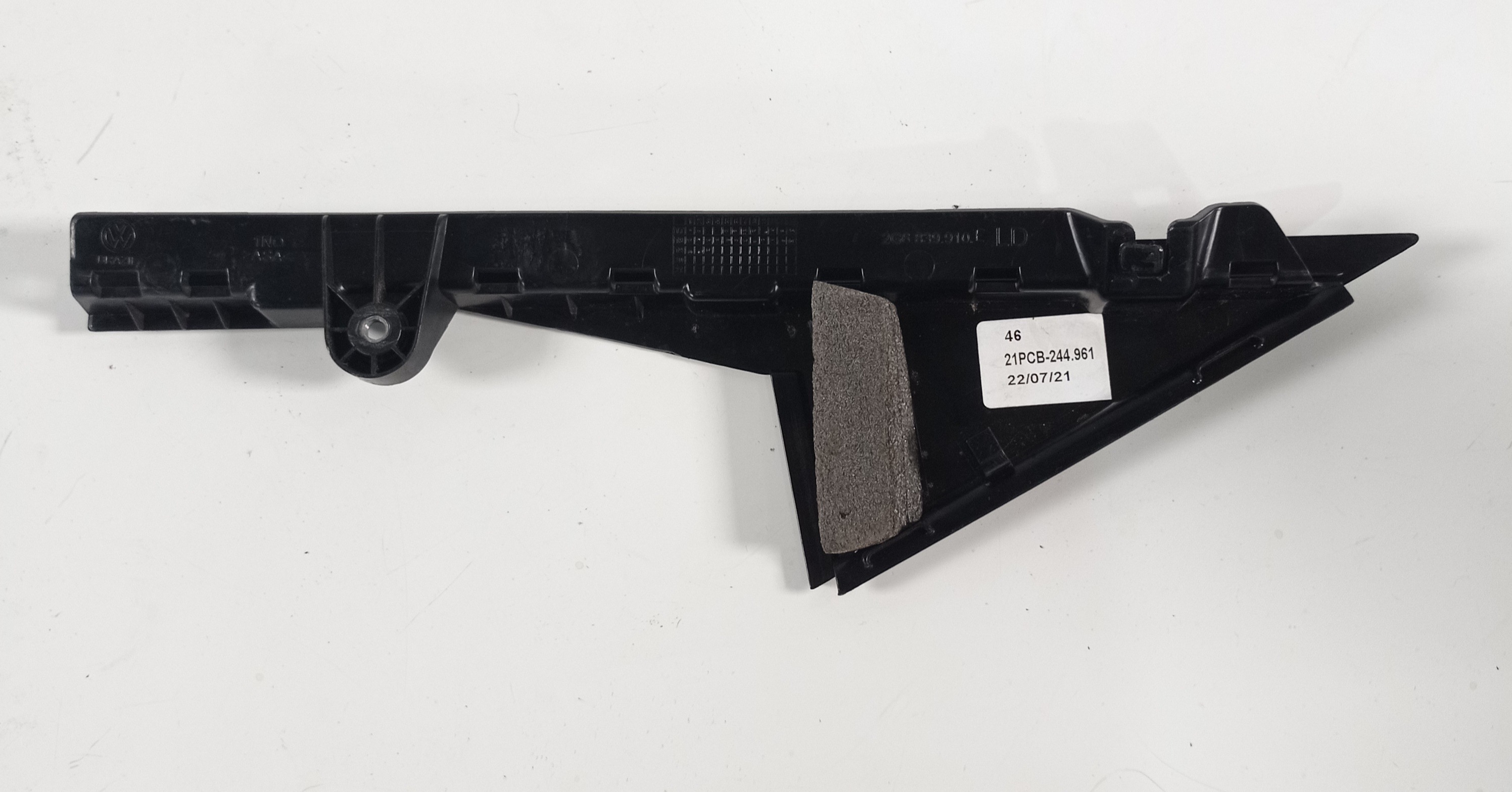 Acabamento Externo Porta Traseira Direita Vw Polo 2018 2019 2