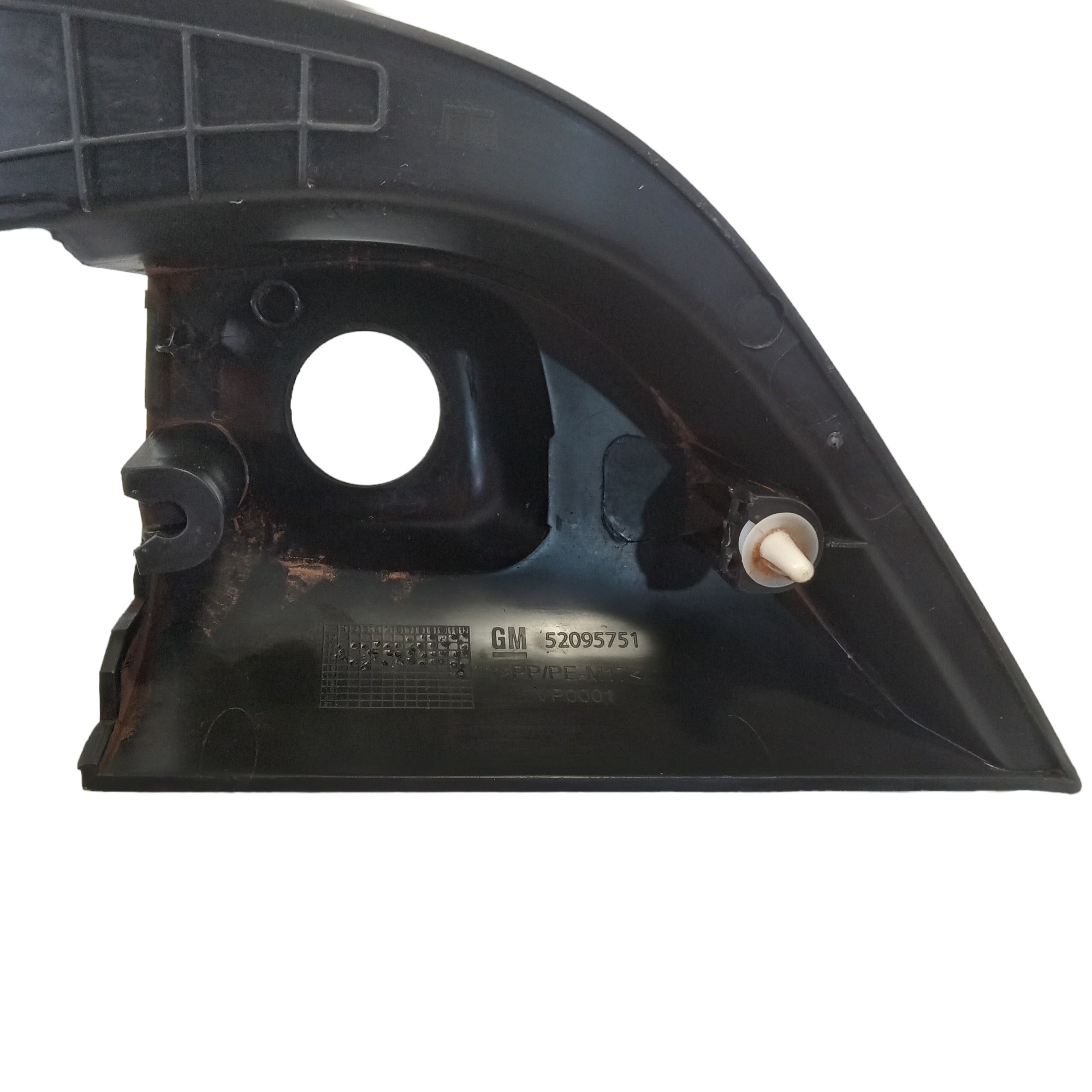 52095751 Moldura Interna Retrovisor Esq Gm Onix 2016 Preto 3