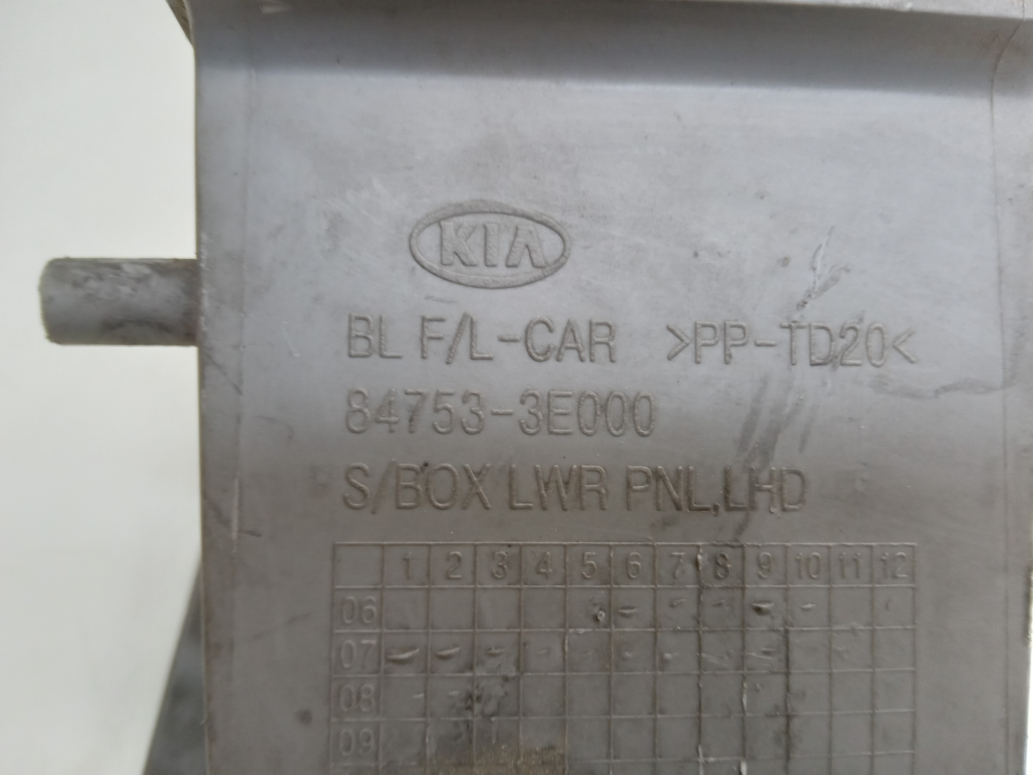 PORTA OBJETOS Kia Sorento 2009 3