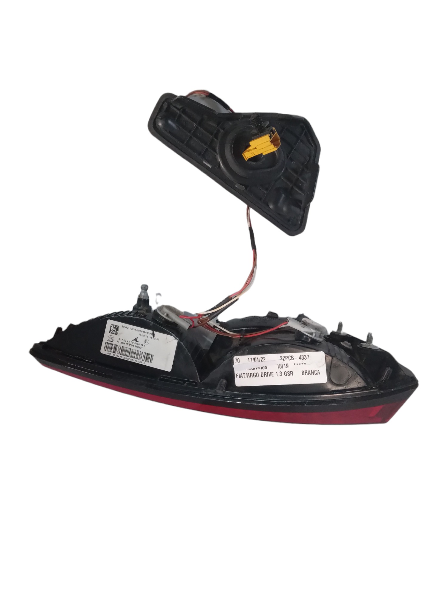 49440748 Lanterna Tampa Traseira Direita Fiat Argo 2017 2018 2