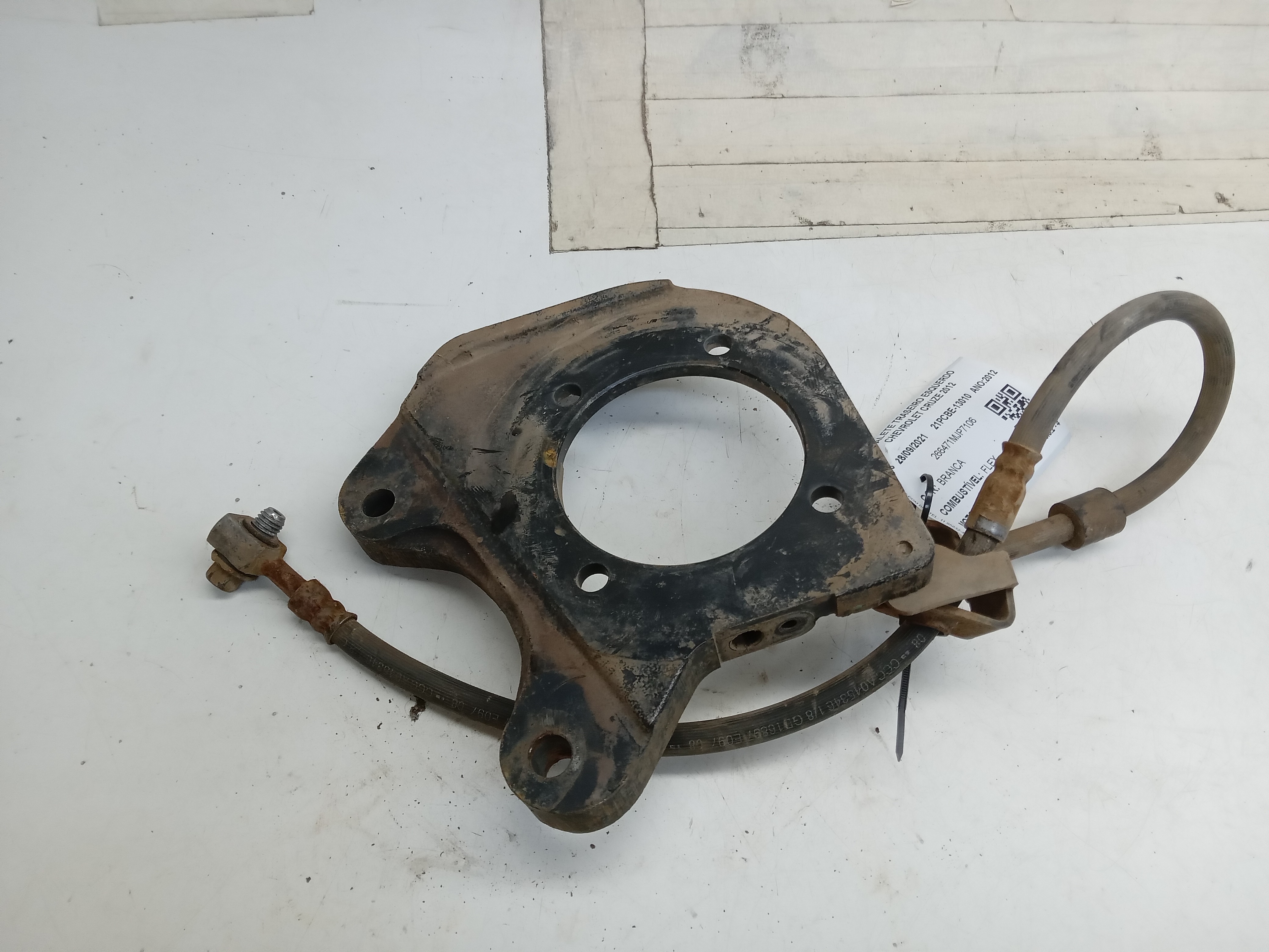 SUPORTE PINÇA FREIO TRAS LE CHEVROLET CRUZE 2012 2
