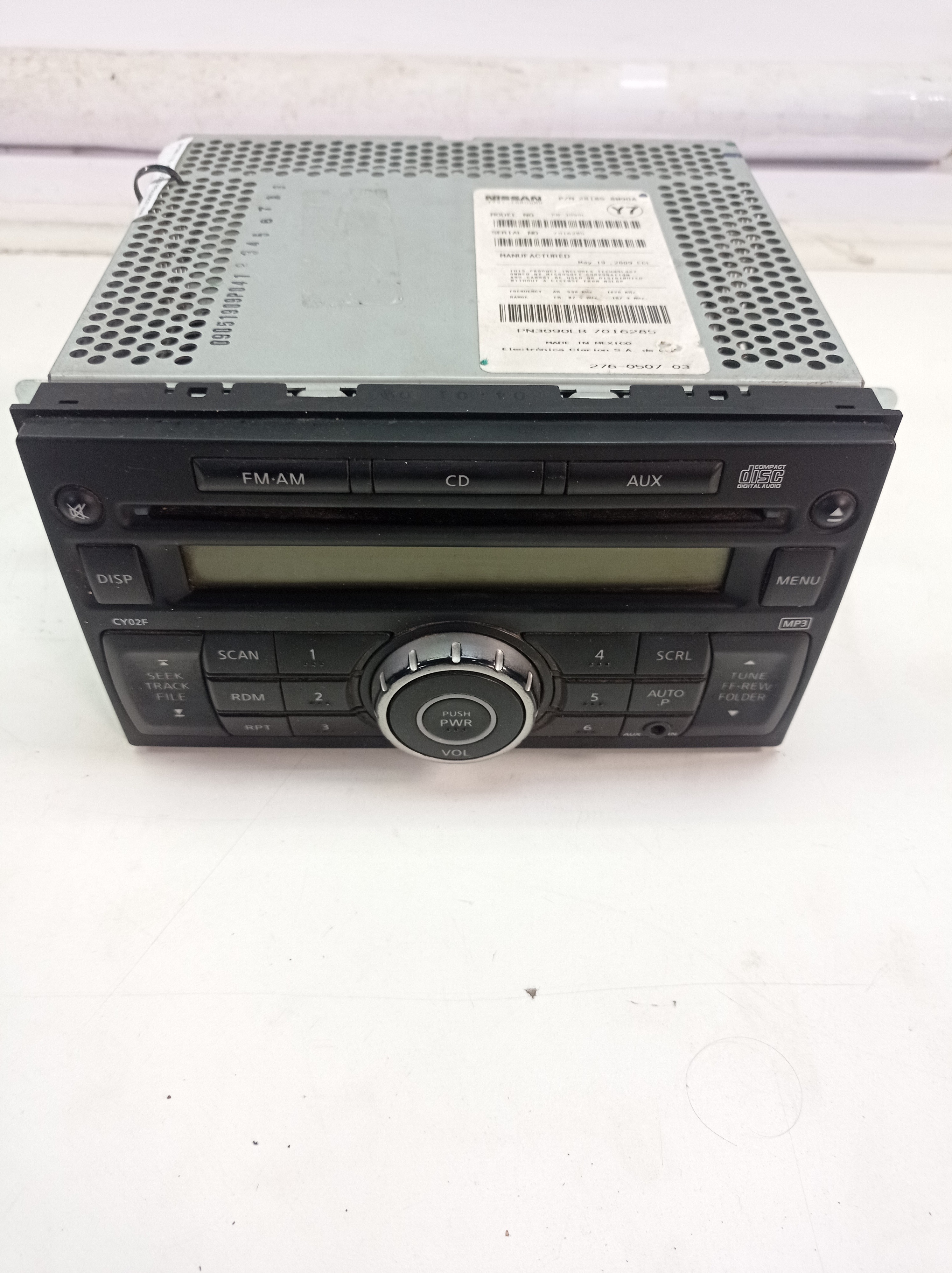 Rádio Som Original Nissan Vc Tiida 2009 28185 8w90a 4