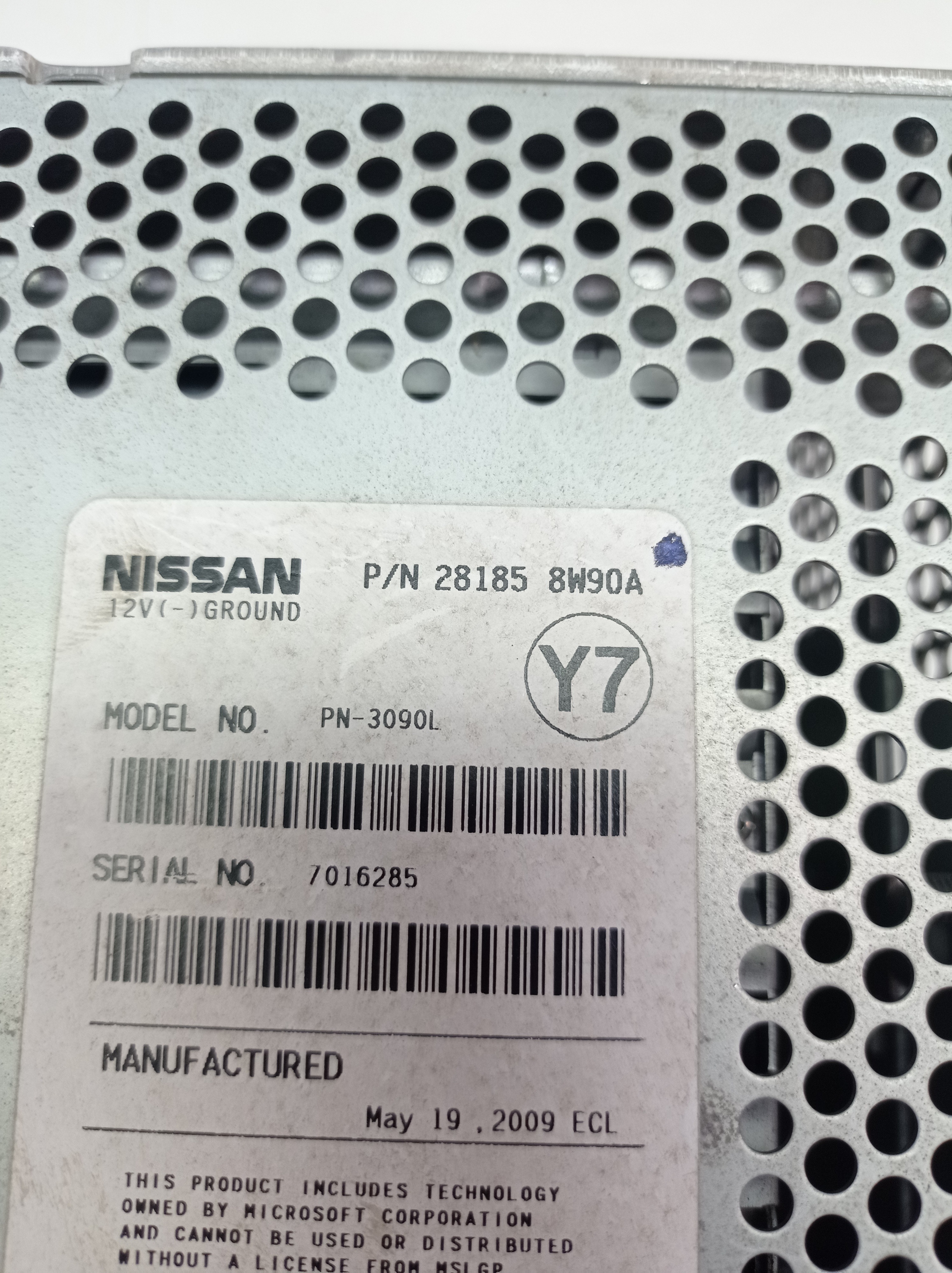 Rádio Som Original Nissan Vc Tiida 2009 28185 8w90a 5