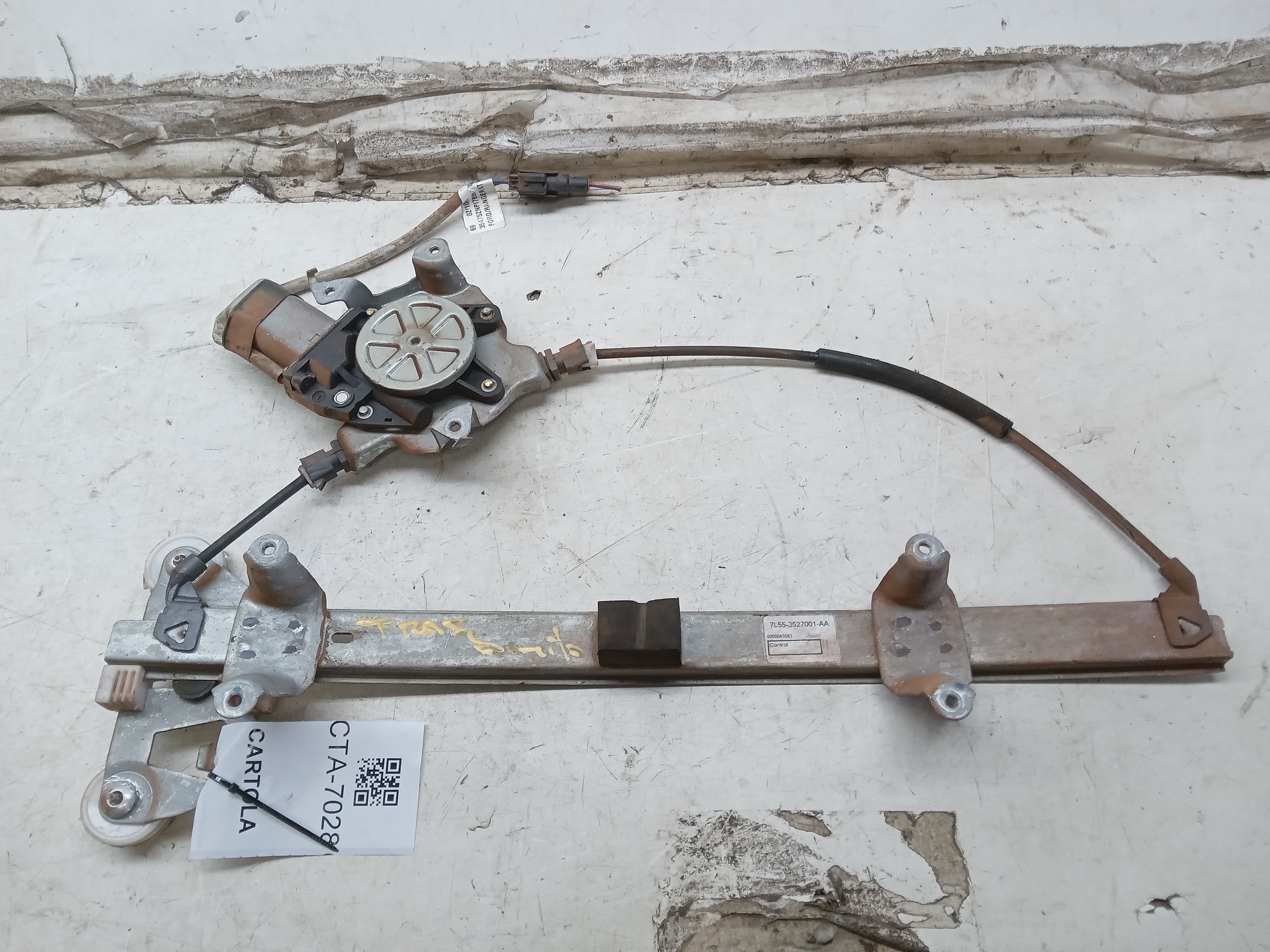 MAQUINA VIDRO TRASEIRA FORD RANGER 2011 2