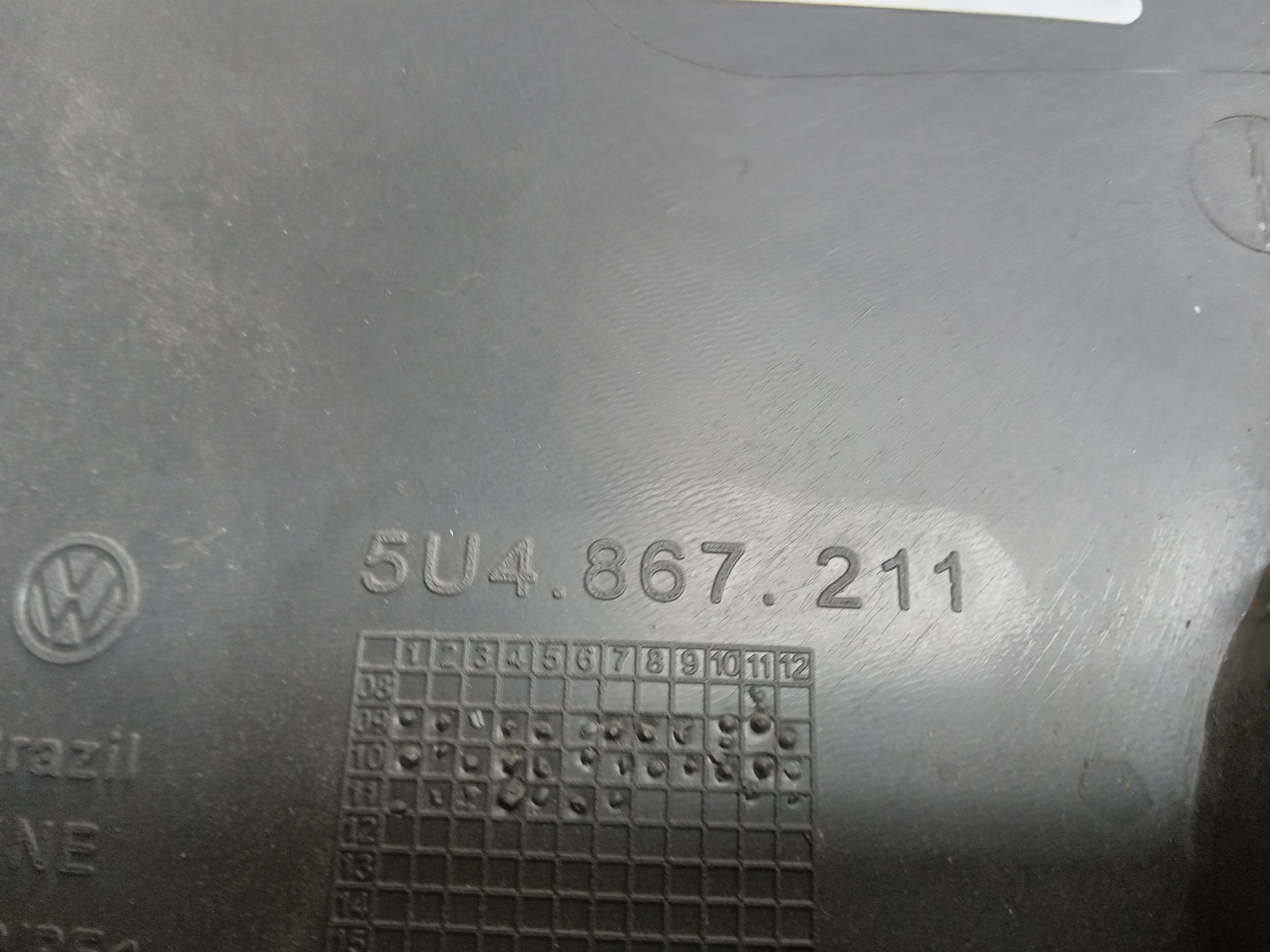 FORRO PORTA TRAS LE VW Gol 2012 3