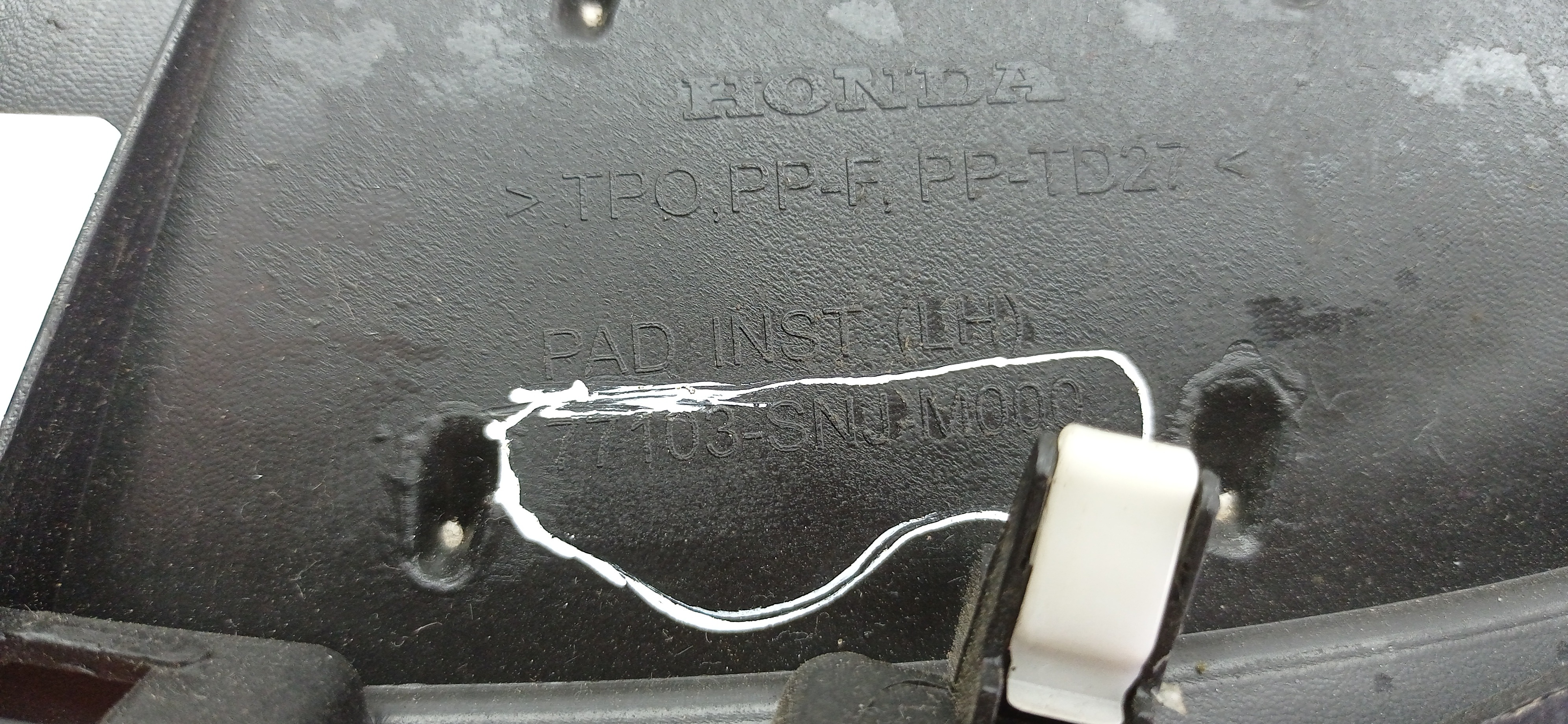 77103SNJM000 MOLDURA PAINEL HONDA CIVIC 2006  2010 5