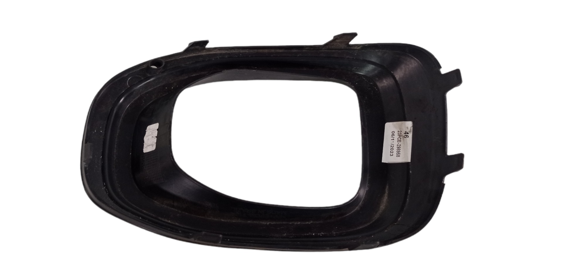 Moldura Farol Milha Esquerda Volkswagen Tcross 2018 A 2021  Preto Esquerdo 5