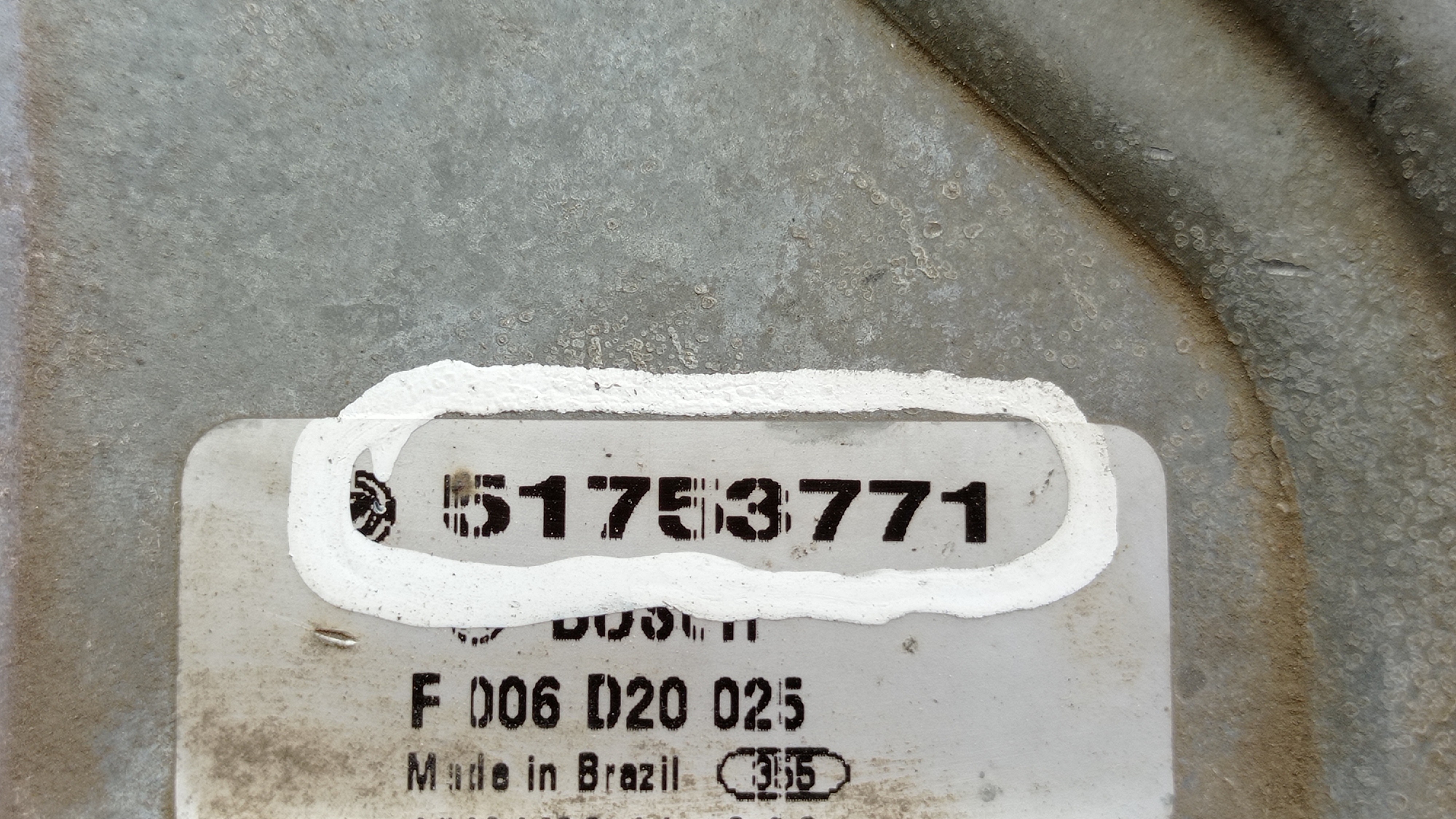 Galhada Limpador Fiat Punto 2014  2015 3