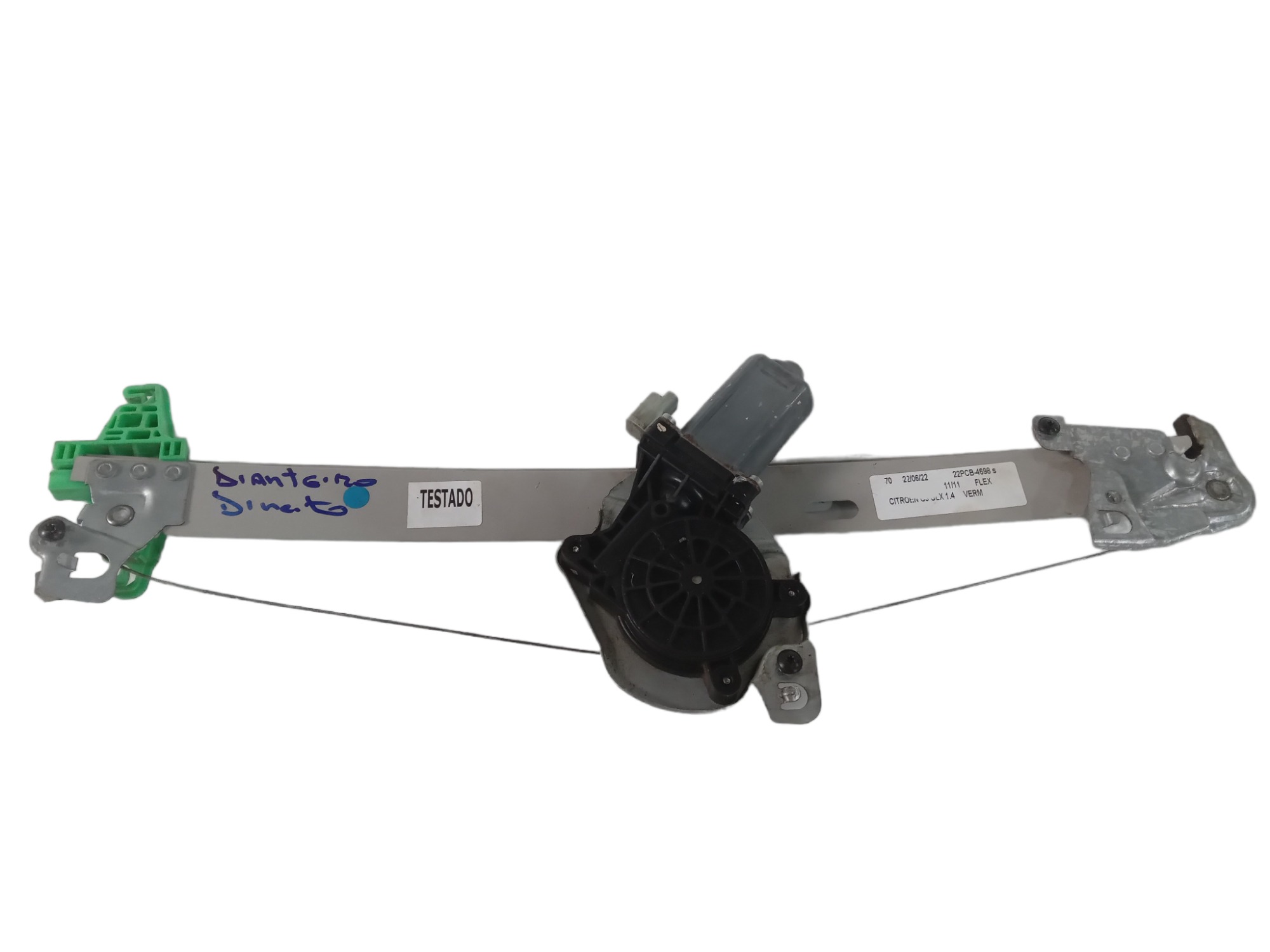 9684740480 Maquina De Vidro Diant Dir Citroen C3 2008 A 12