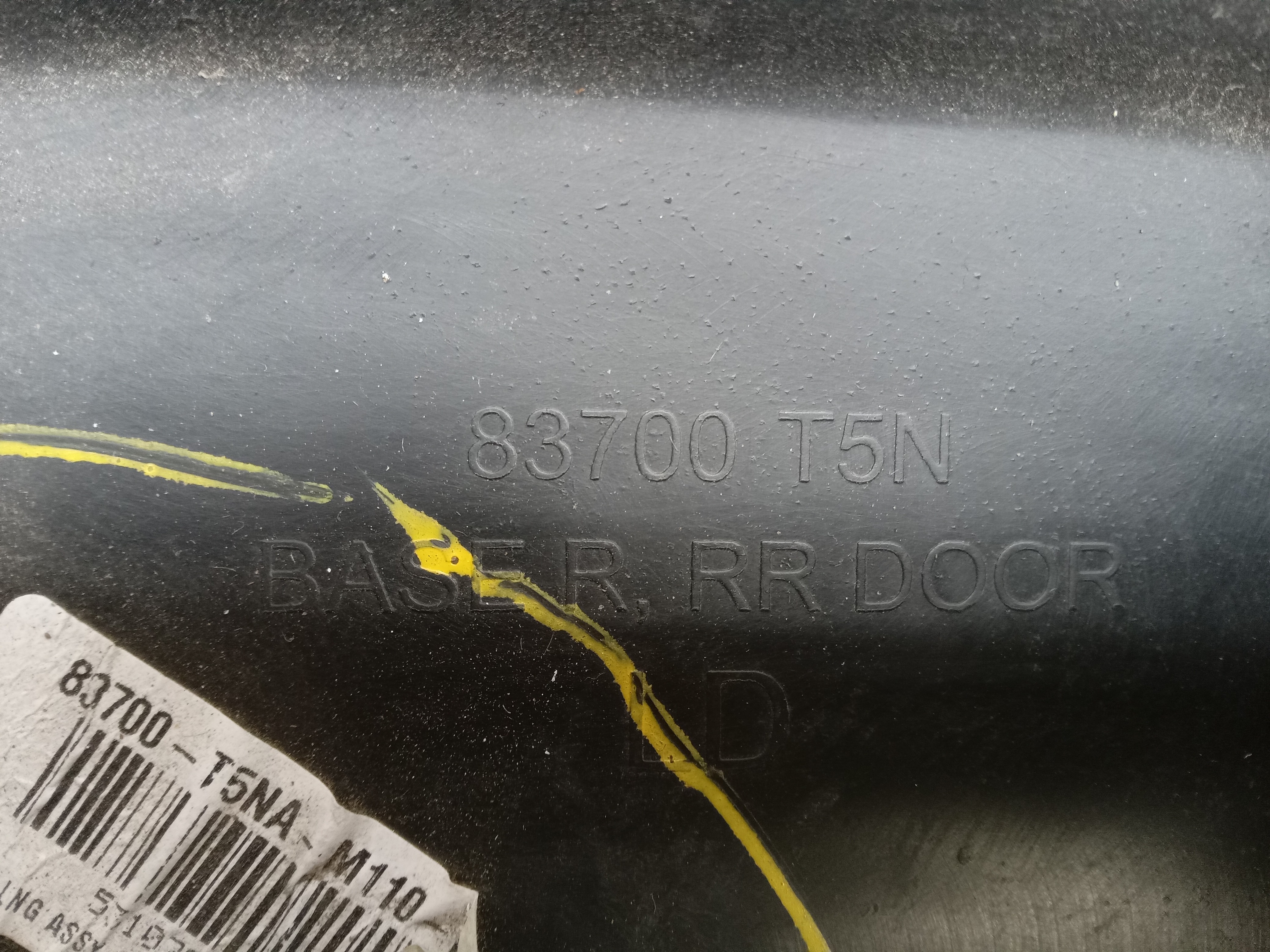 FORRO PORTA TRAS LD HONDA FIT 2016 3
