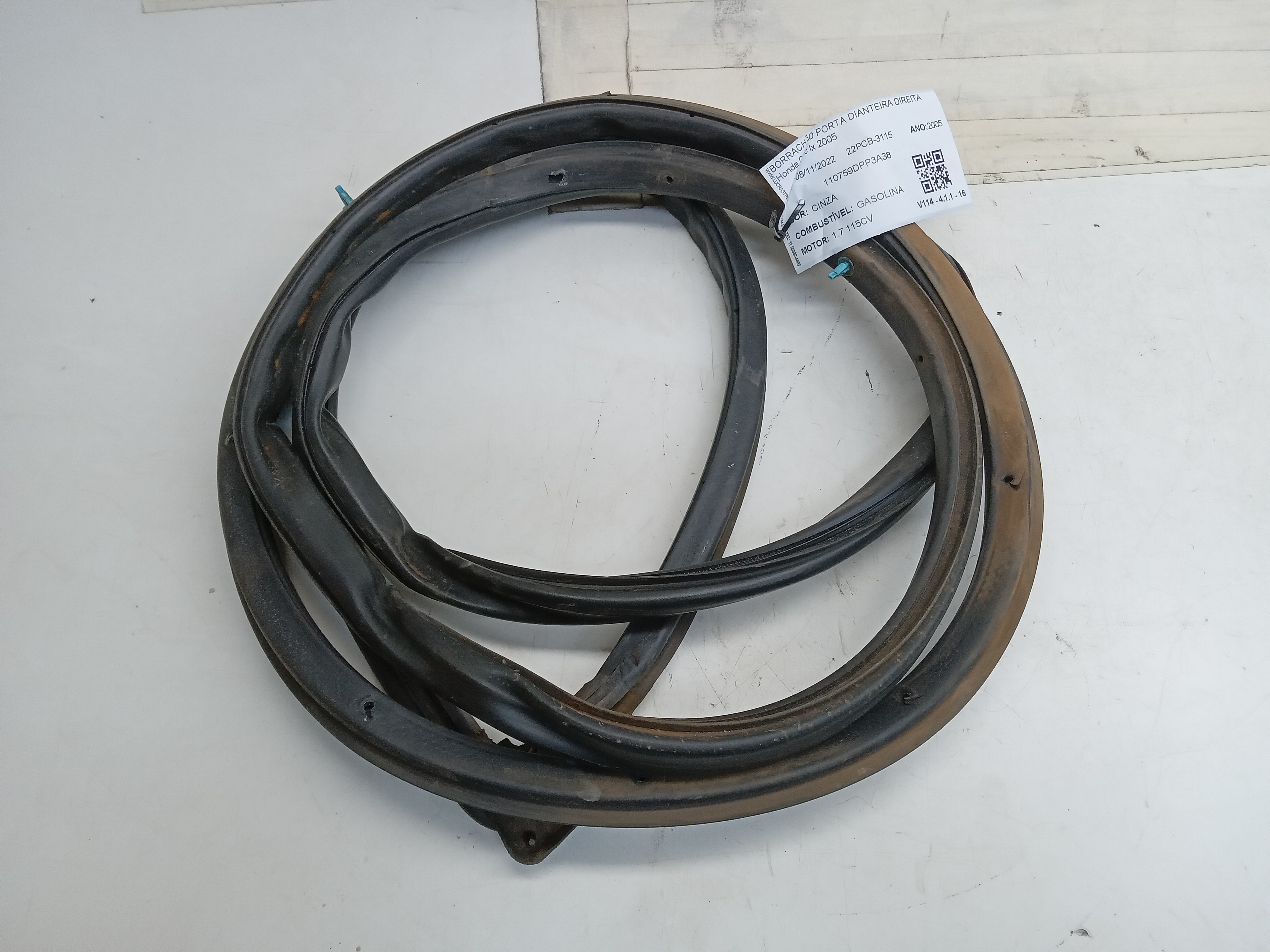 BORRACHA PORTA DIANTEIRA LD Honda Civic lx 2005
