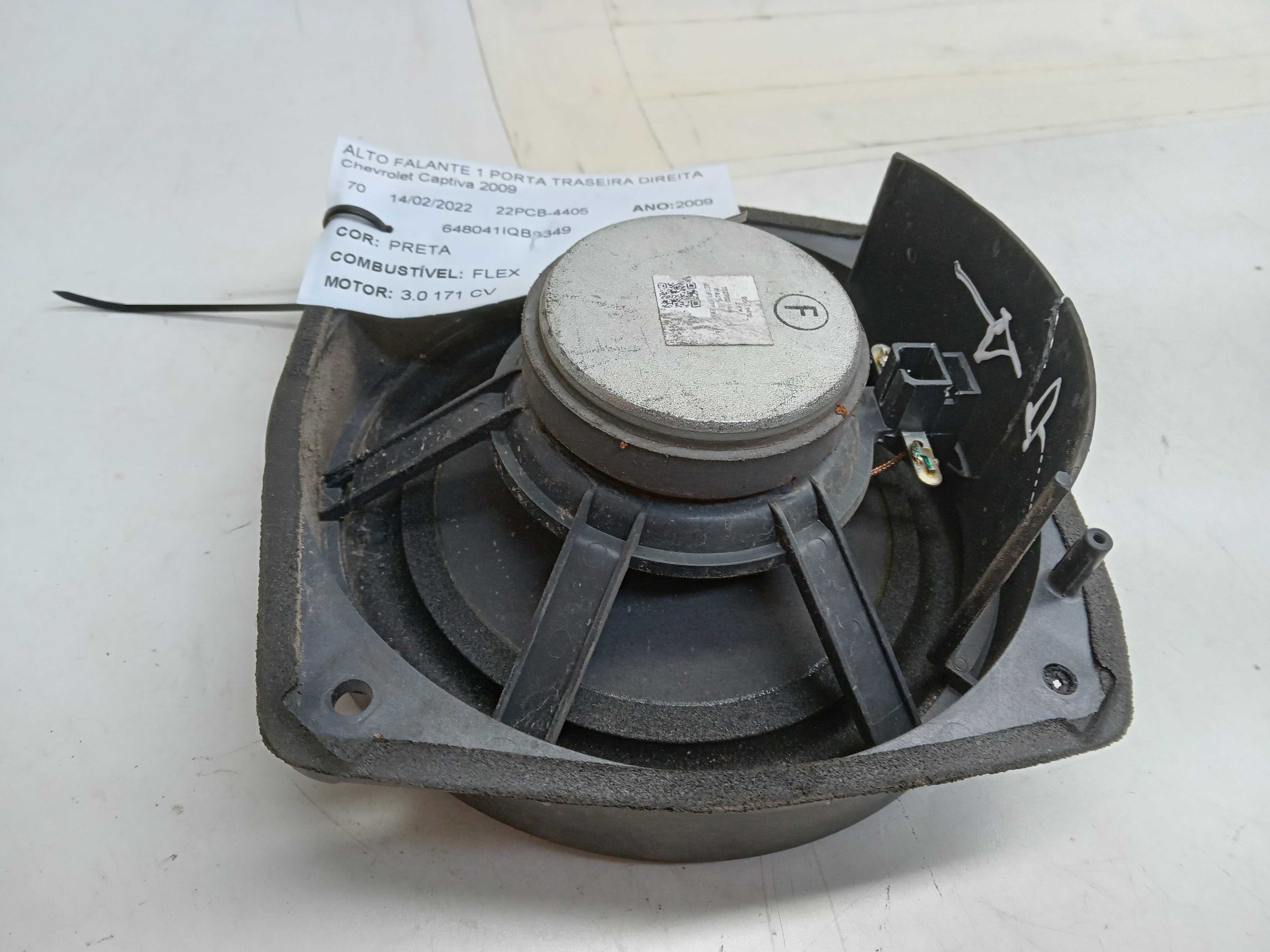 ALTO FALANTE PORTA TRASEIRA DIREITA Chevrolet Captiva 2009