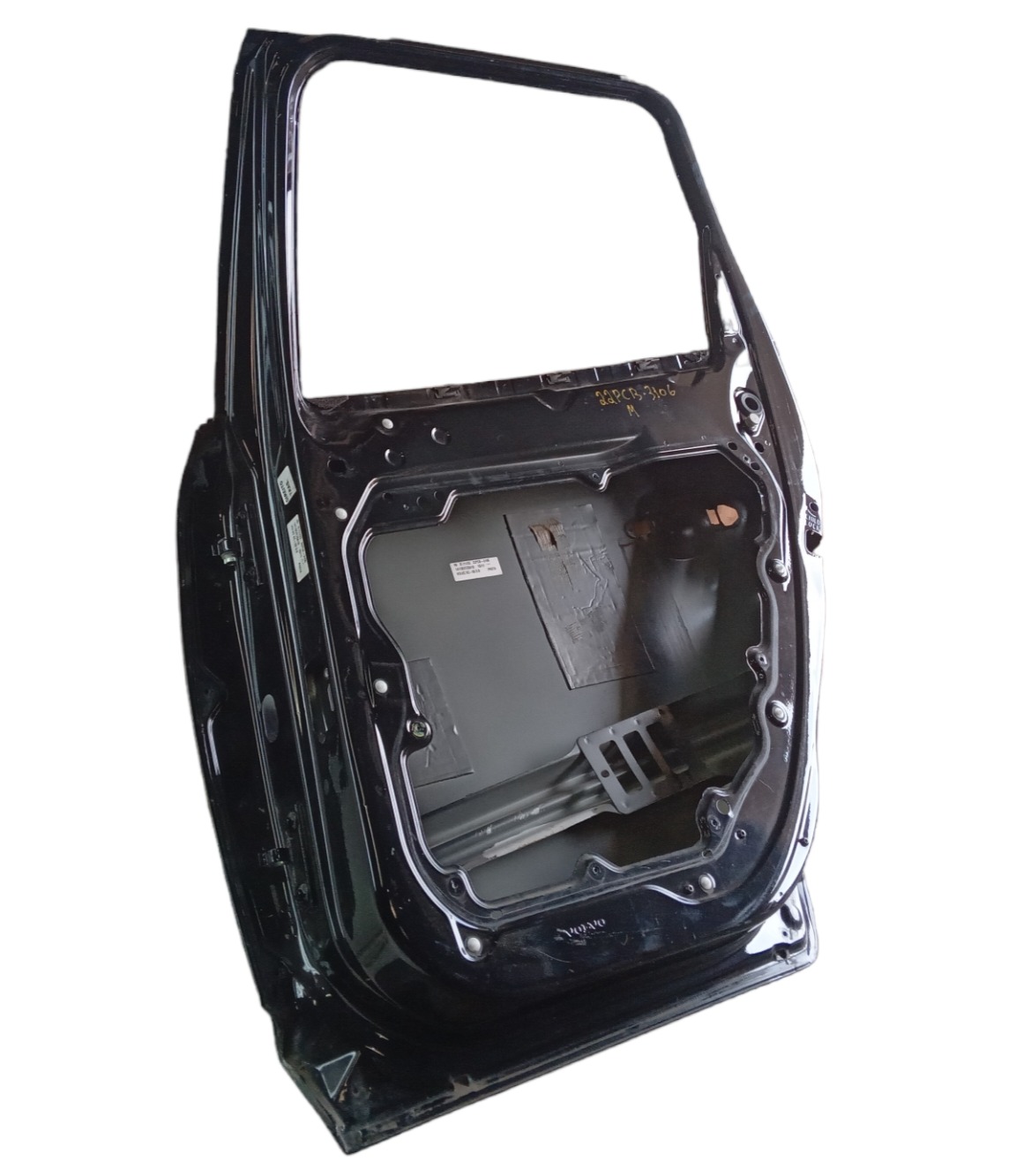 Porta Traseira Direita Volvo Xc60 2011 Para Recuperar Traseira Direito Preta 5
