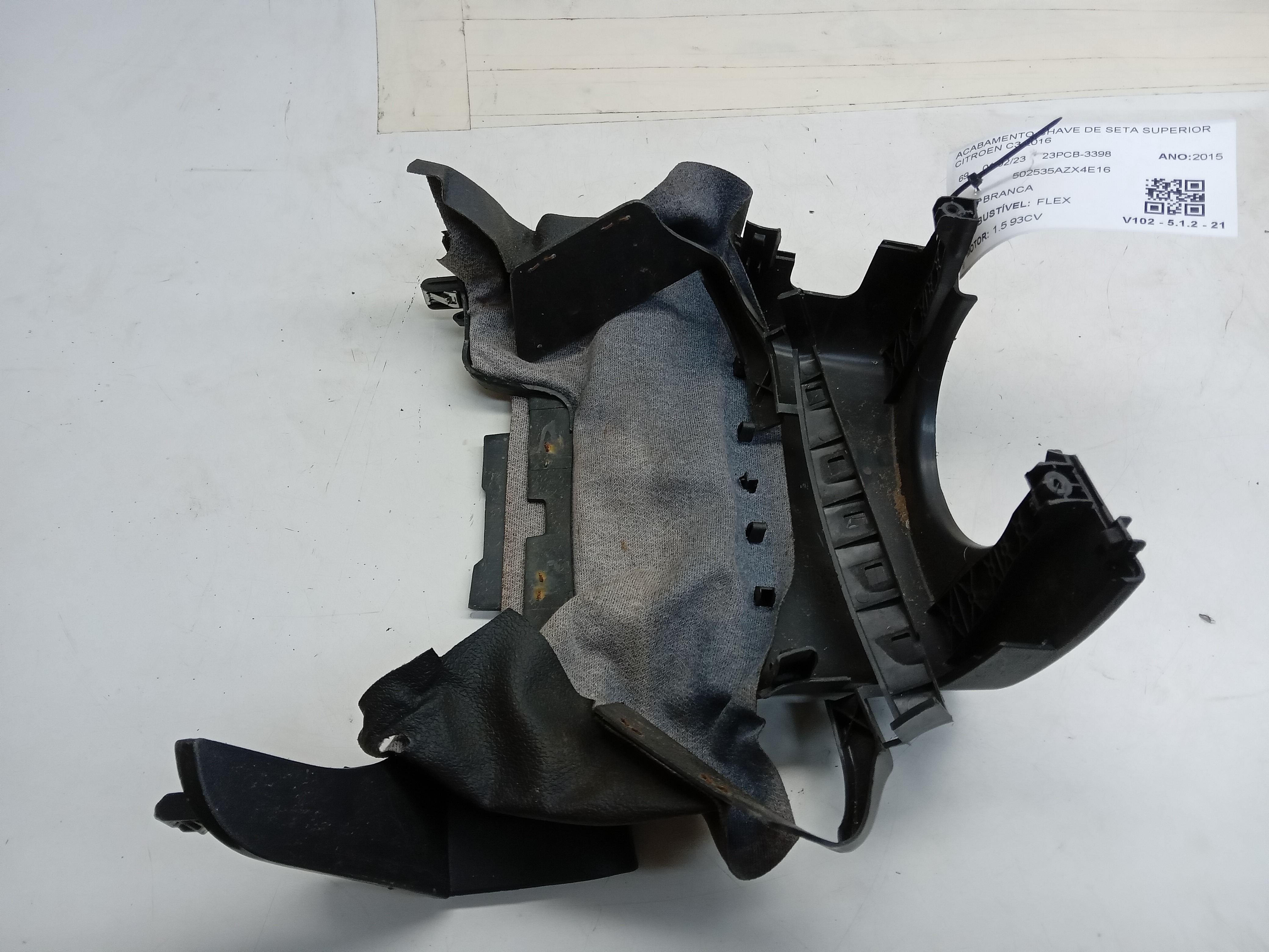 ACABAMENTO CHAVE DE SETA SUPERIOR CITROEN C3 2016 2
