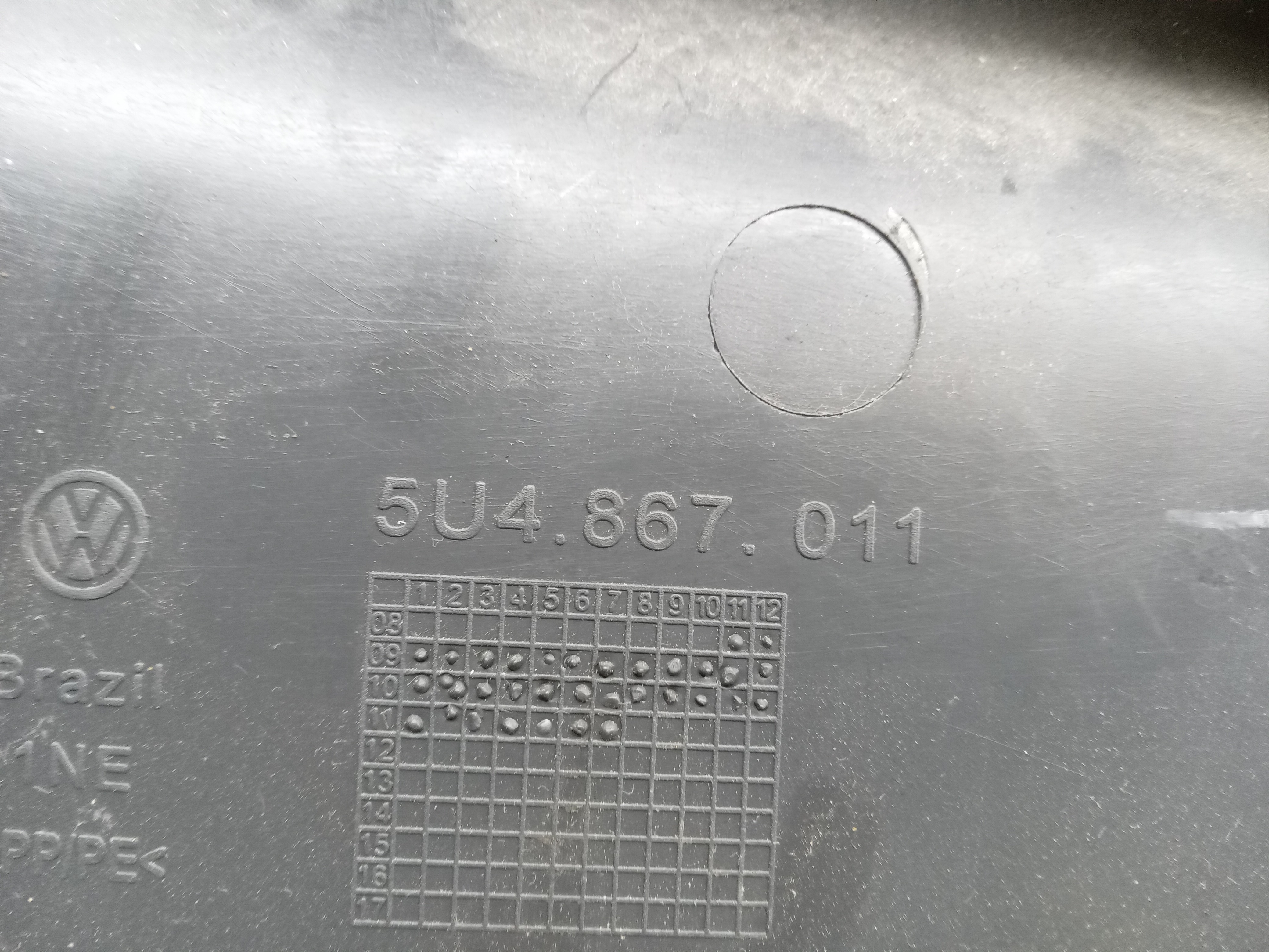 FORRO PORTA DIANT LE Volkswagen Gol 2012 3