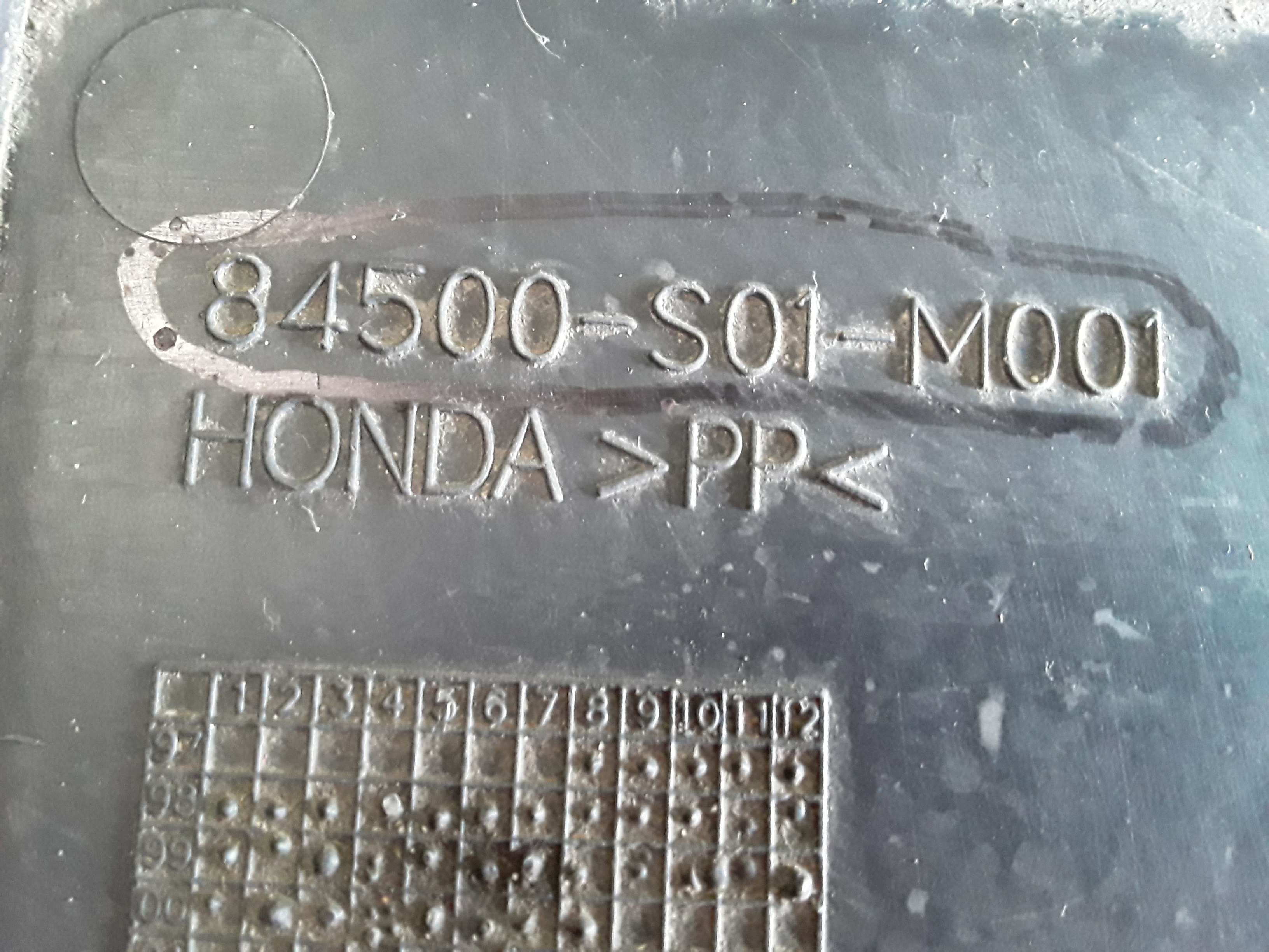 Tampão Bagagito Honda Civic 1997 7
