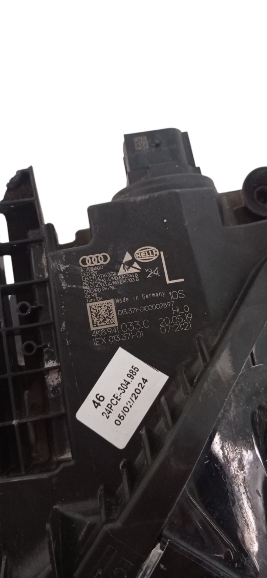 Farol Full Led Esquerdo Audi A7 2020 A 2023 Para Recuperar 10