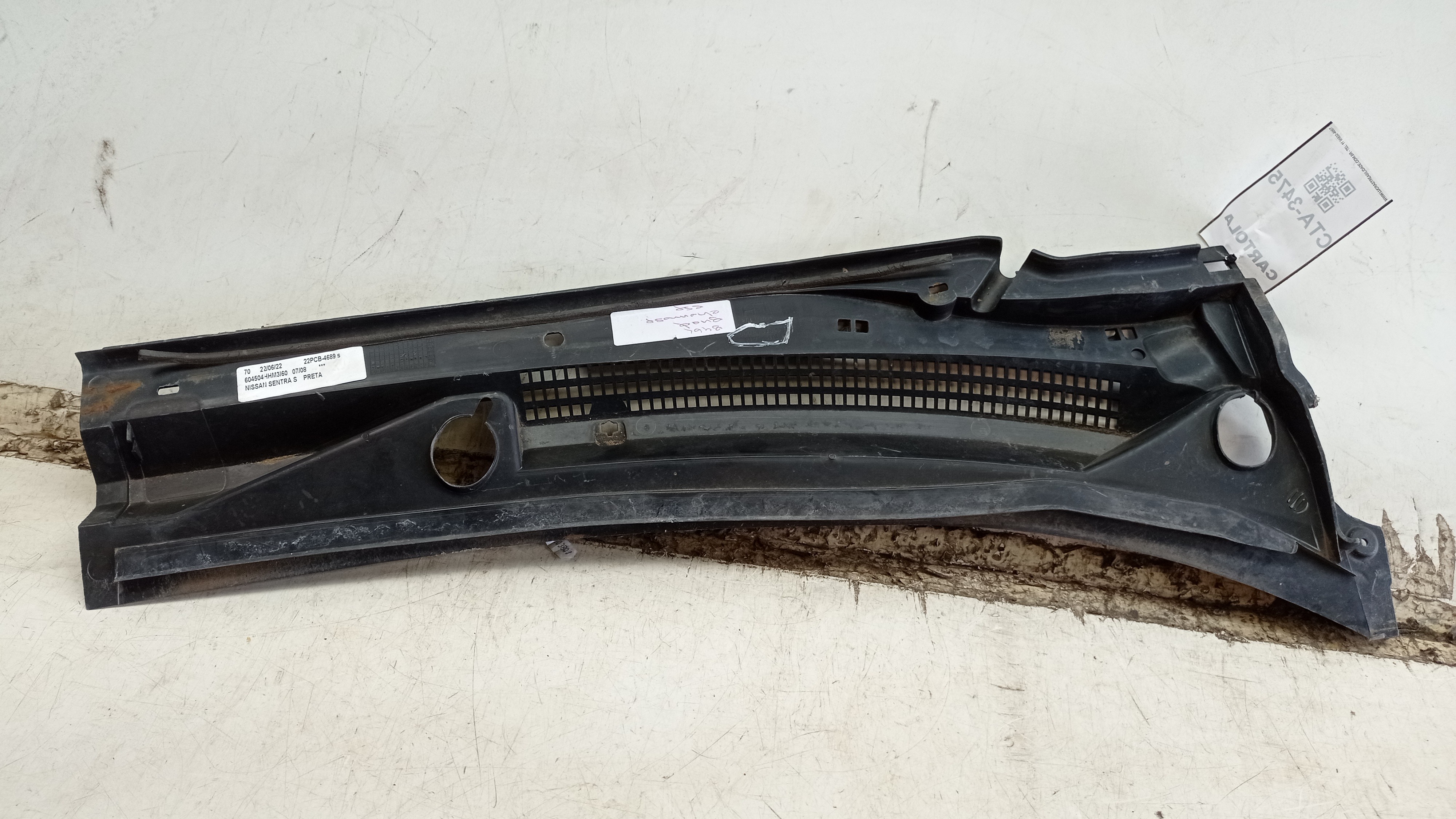 66811et000  Grade Churrasqueira Nissan Sentra 2008 A 2013 2