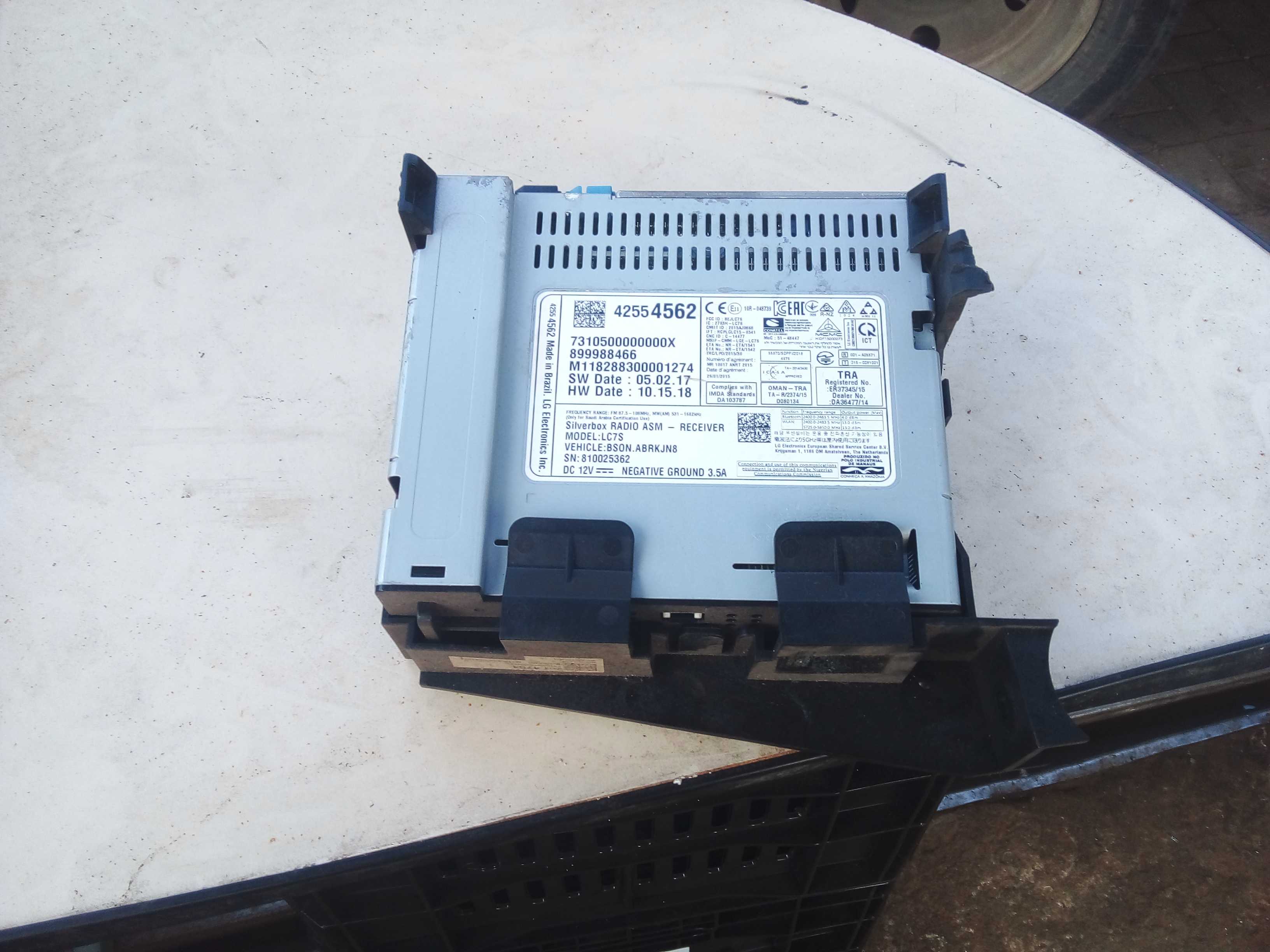 RÁDIO RECEPTIR ÔNIX PRISMA SPIN COBALT 4255 4562 2