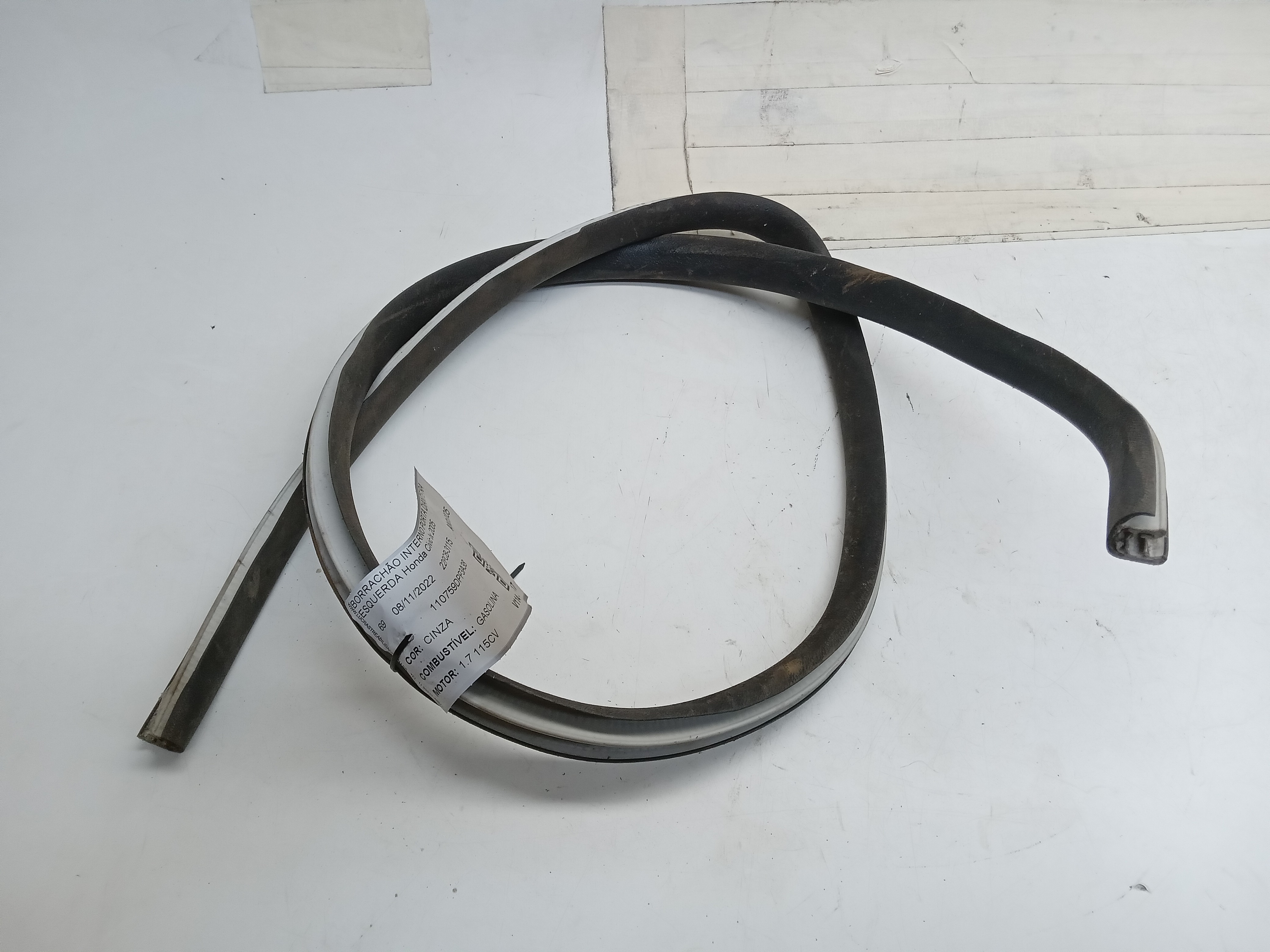 BORRACHA INTERNA PORTA DIANT LE Honda Civic lx 2005 2