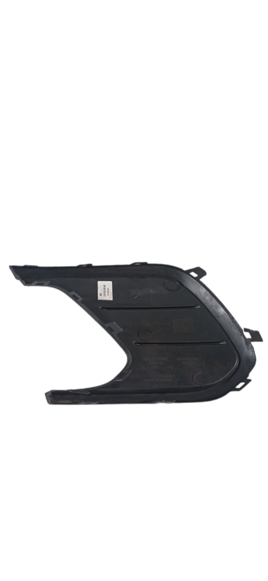 Moldura Milha Parachoque Dianteiro Direito Vw Novo Polo 23  Preto Direito 4