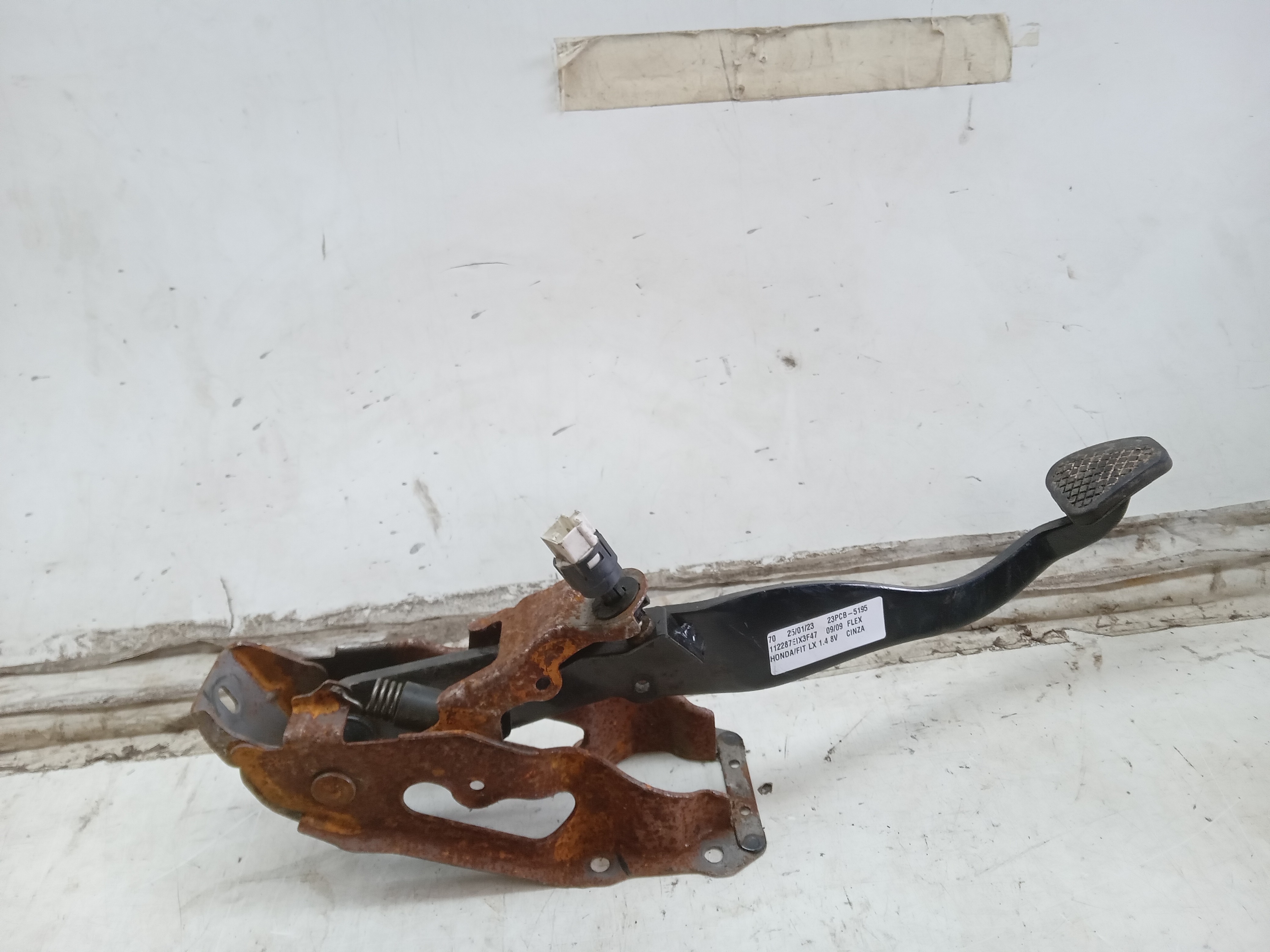PEDAL FREIO HONDA FIT 2009 1