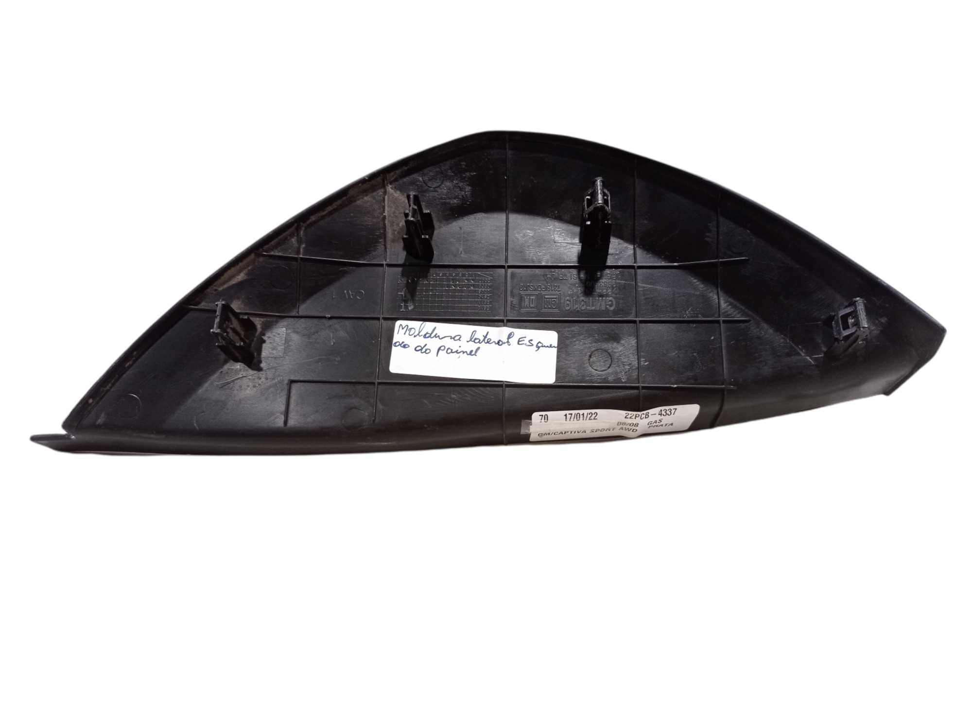 Moldura Lateral Esquerda Painel Gm Captiva 2008 Sport Awd 4
