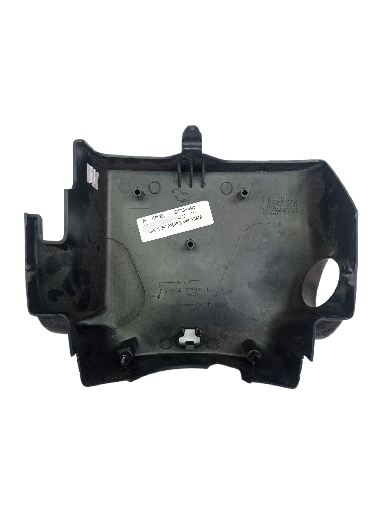 Capa Coluna Inferior Peugeot 207 2010 9647617777 Original 6